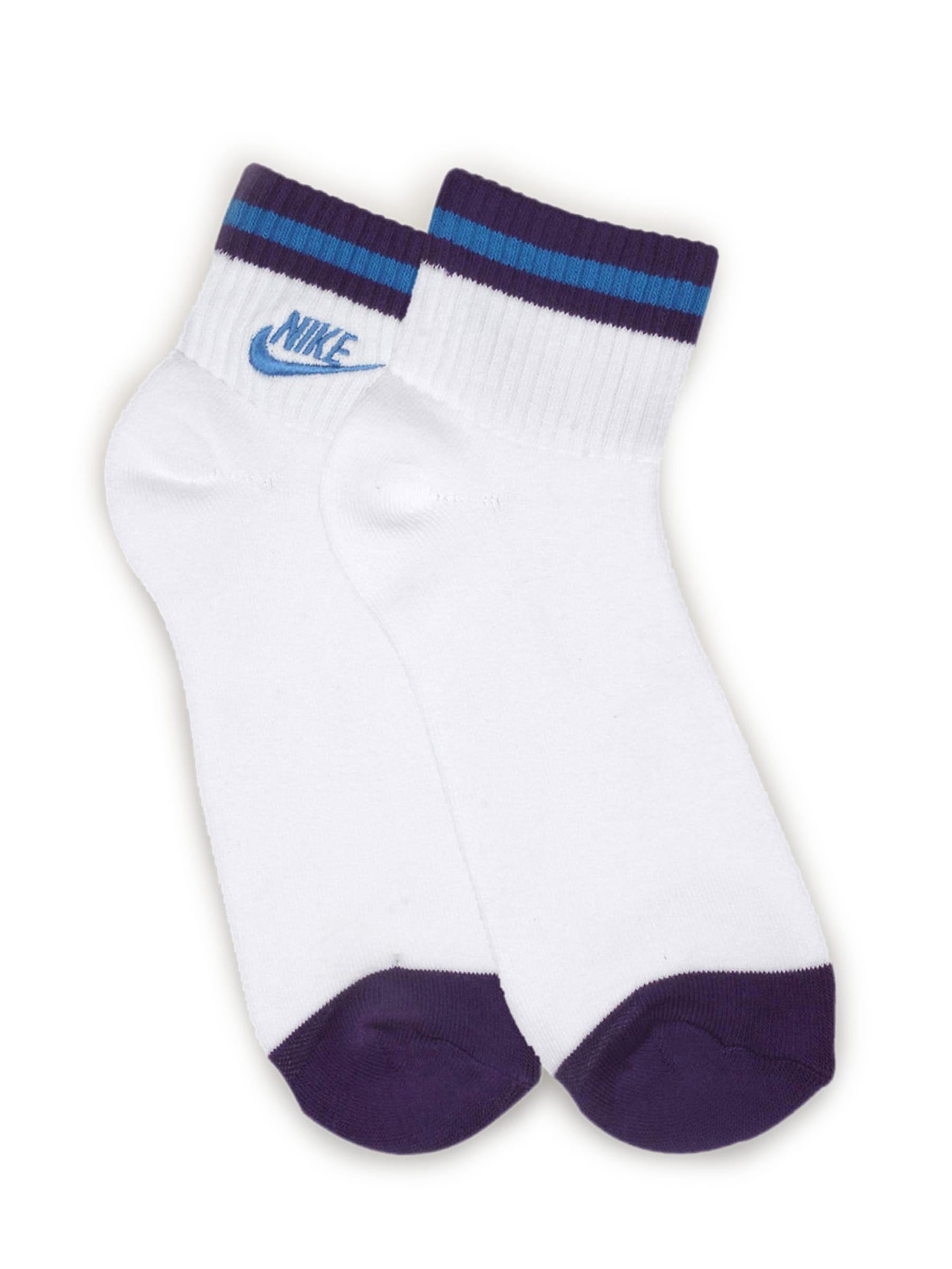 Nike Men's Nsw Clsc White Blue Socks