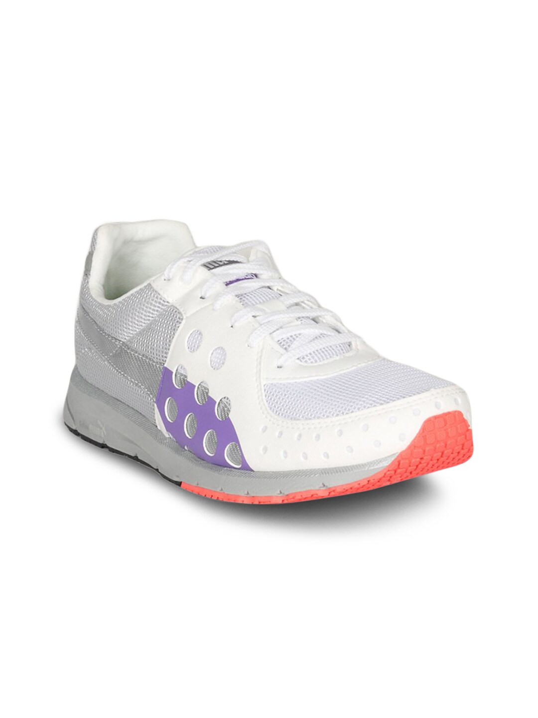 Puma Women Faas 300 White Silver Purple Shoe