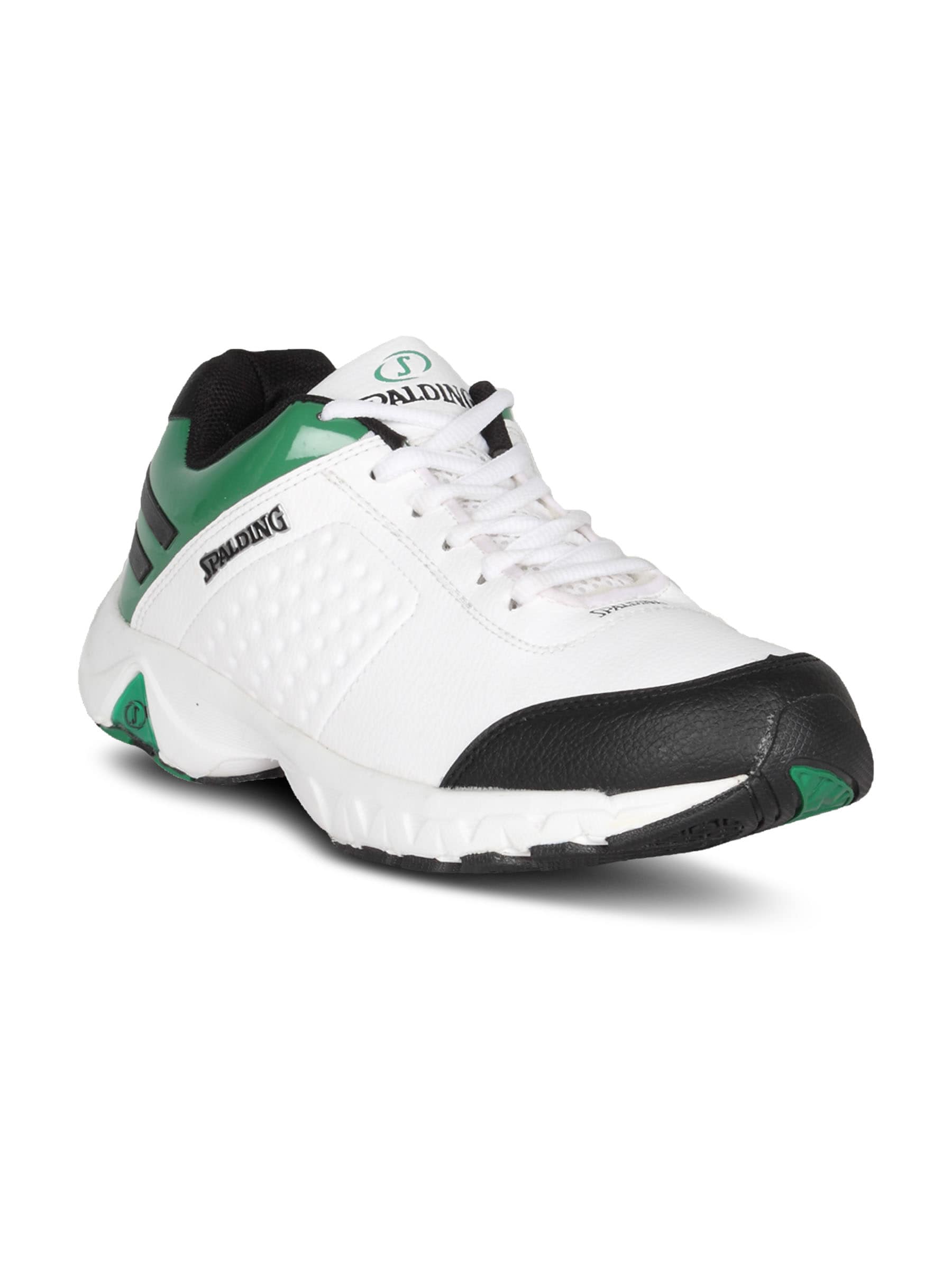 Spalding Men's Running White Green Shoe