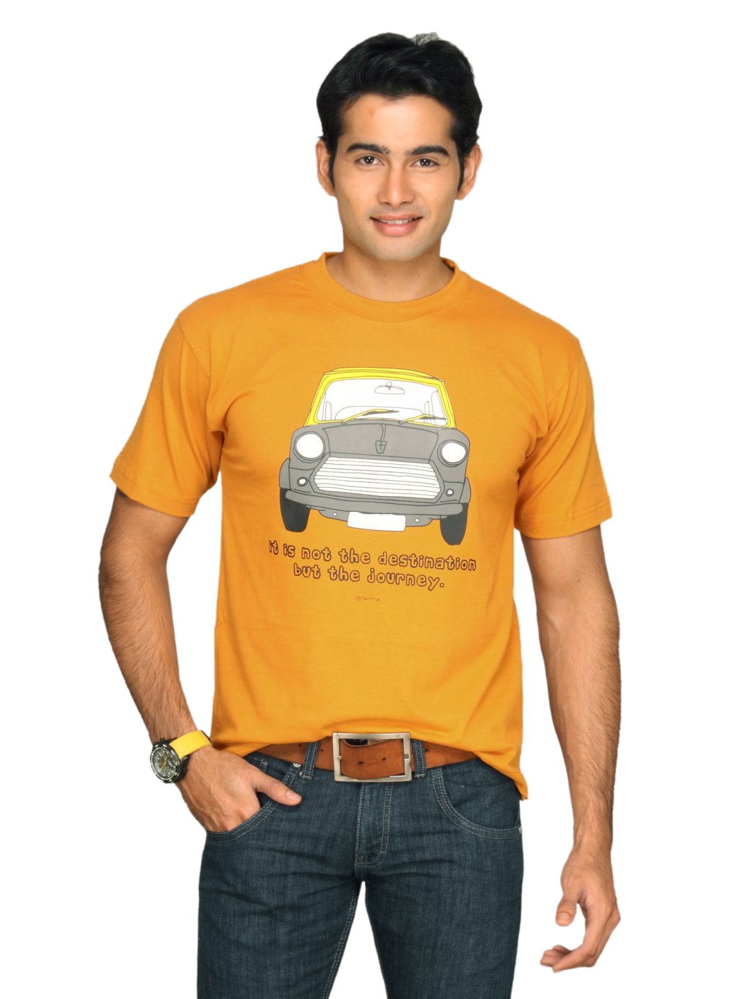 Tantra Men's Destination Mustard T-shirt