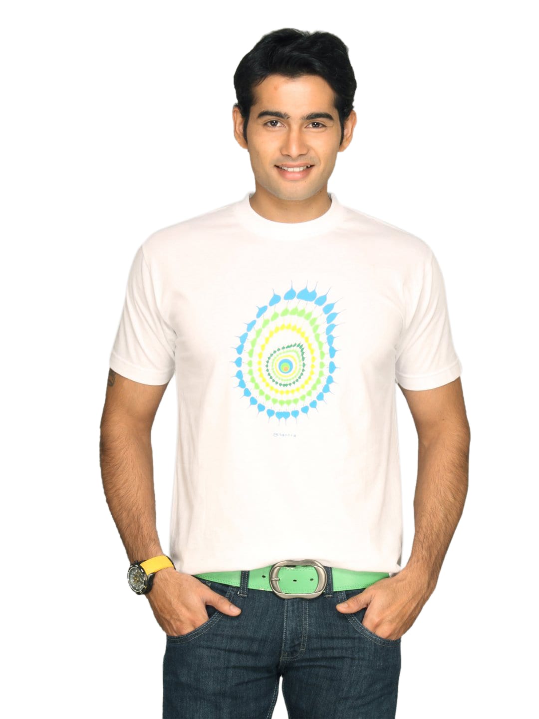 Tantra Men's Chlorophyll White T-shirt