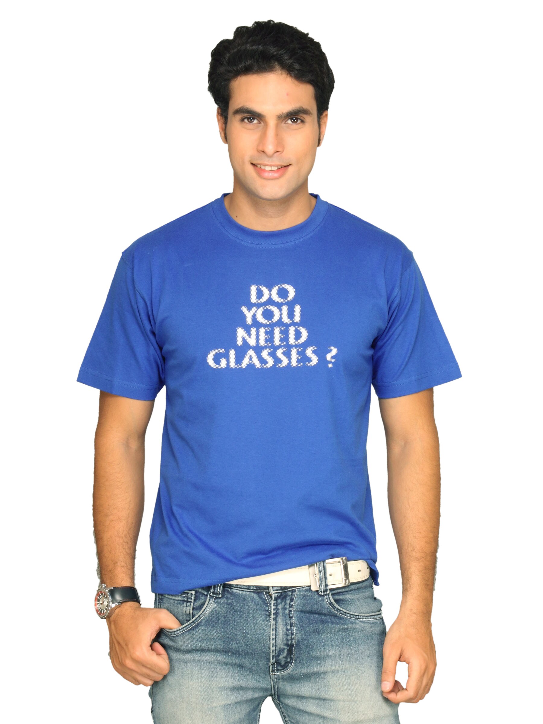 Tantra Men's Glasses Blue T-shirt