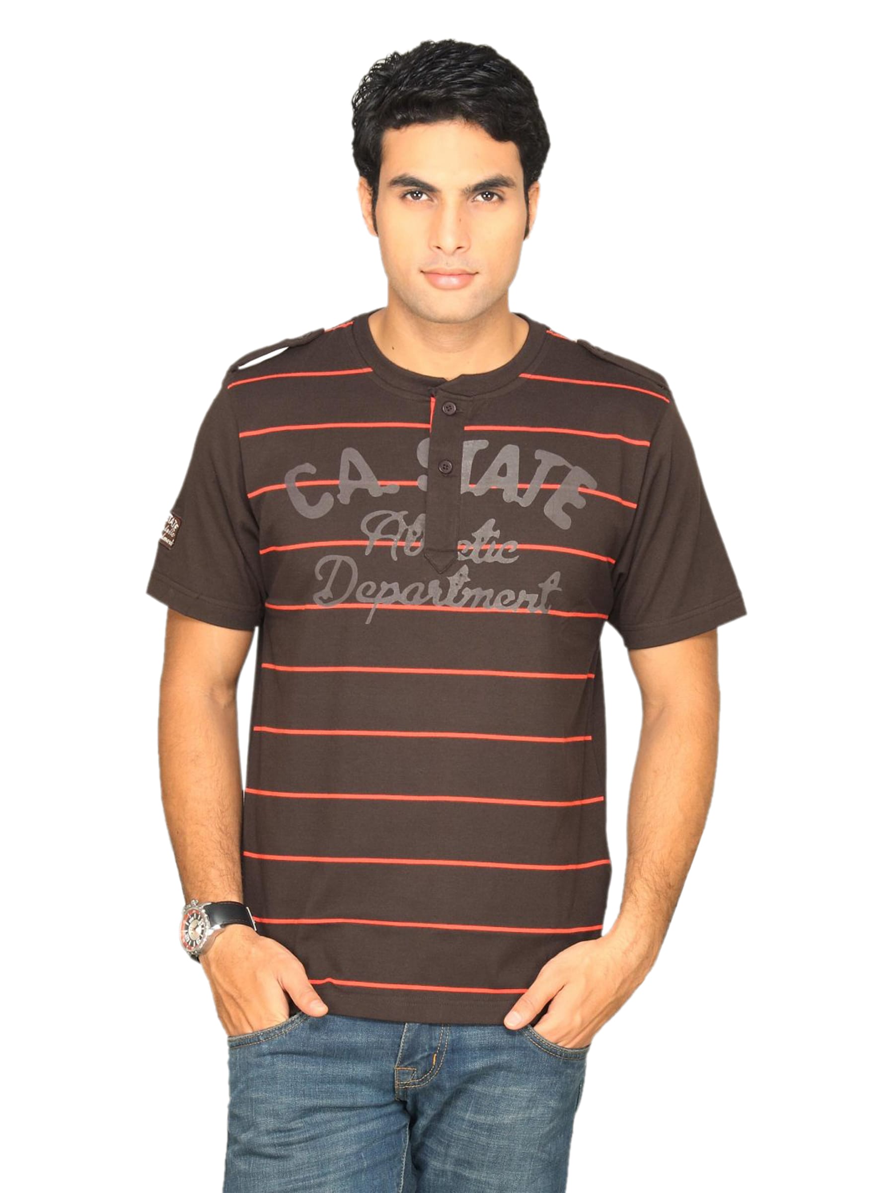 Classic Polo Men's State Athletic Brown T-shirt