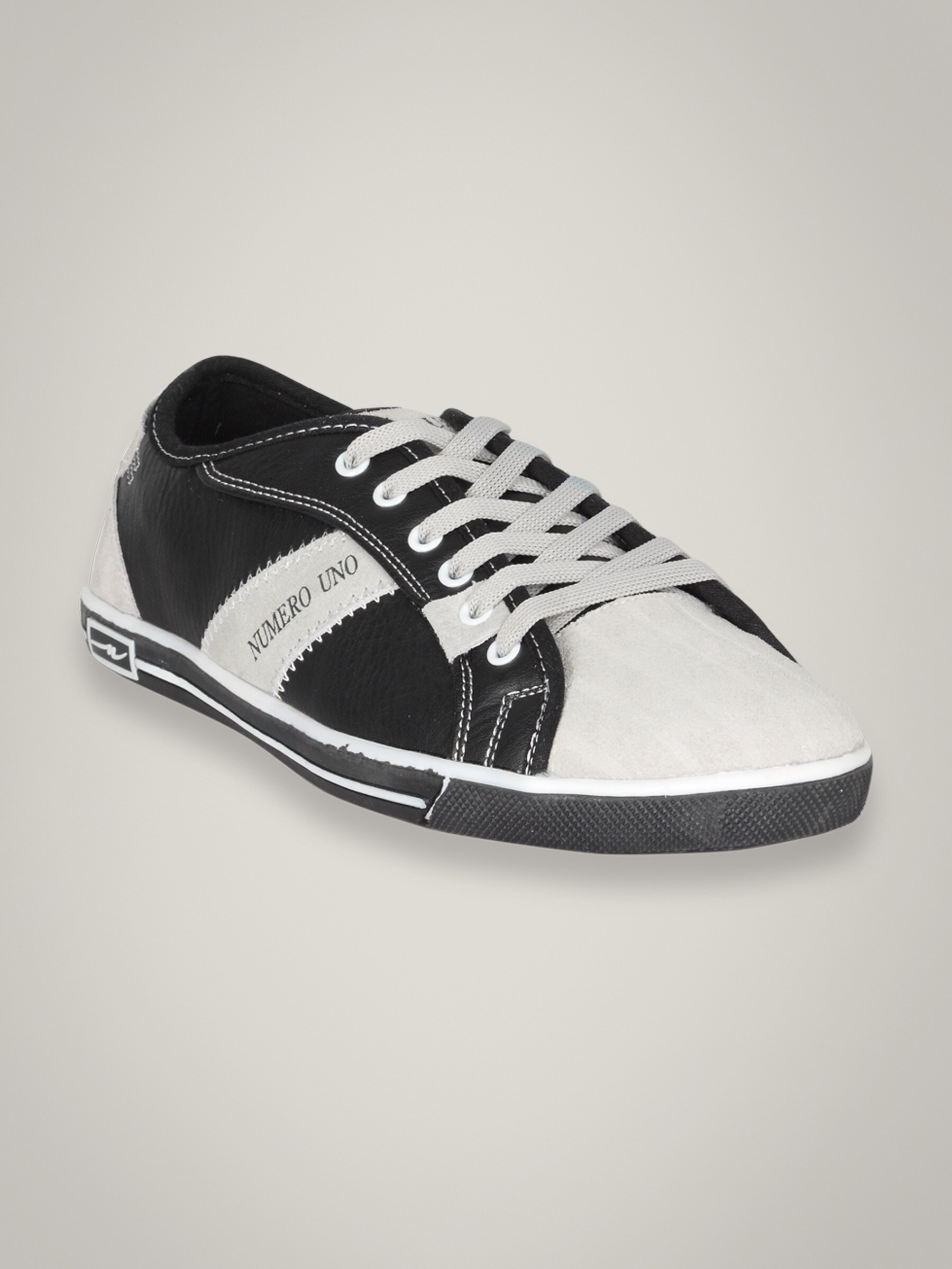 Numero Uno Men's Black Grey Shoe