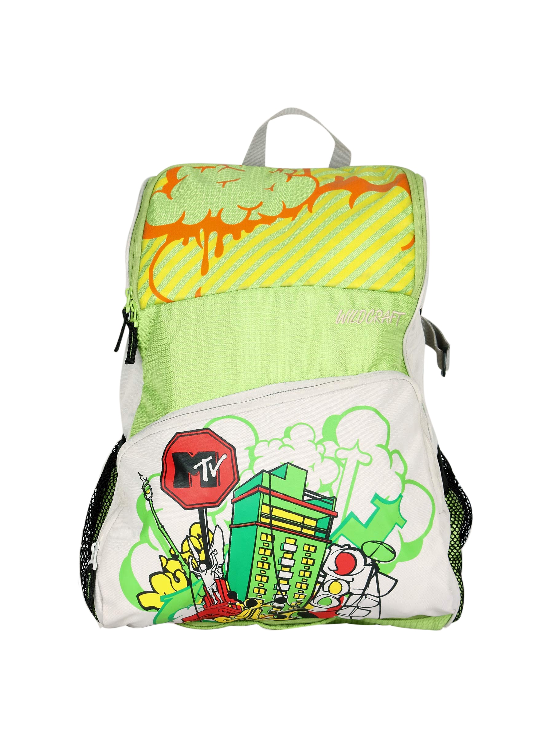 Wildcraft Unisex Green Printed Backpack
