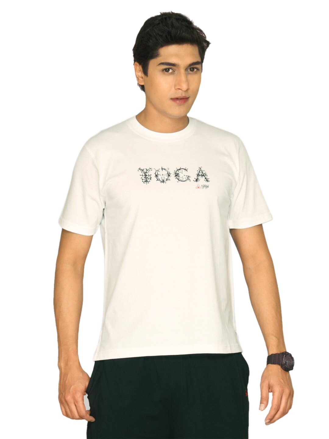 Urban Yoga Men's White T-shirt