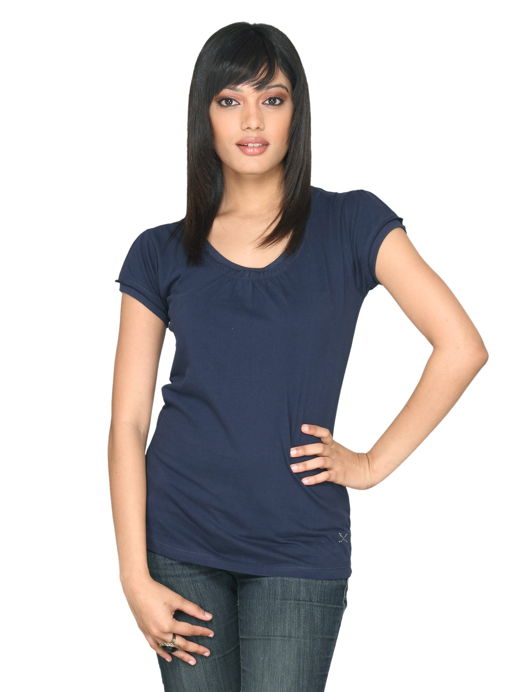 Scullers For Her Women's Wow Knit Blue Top