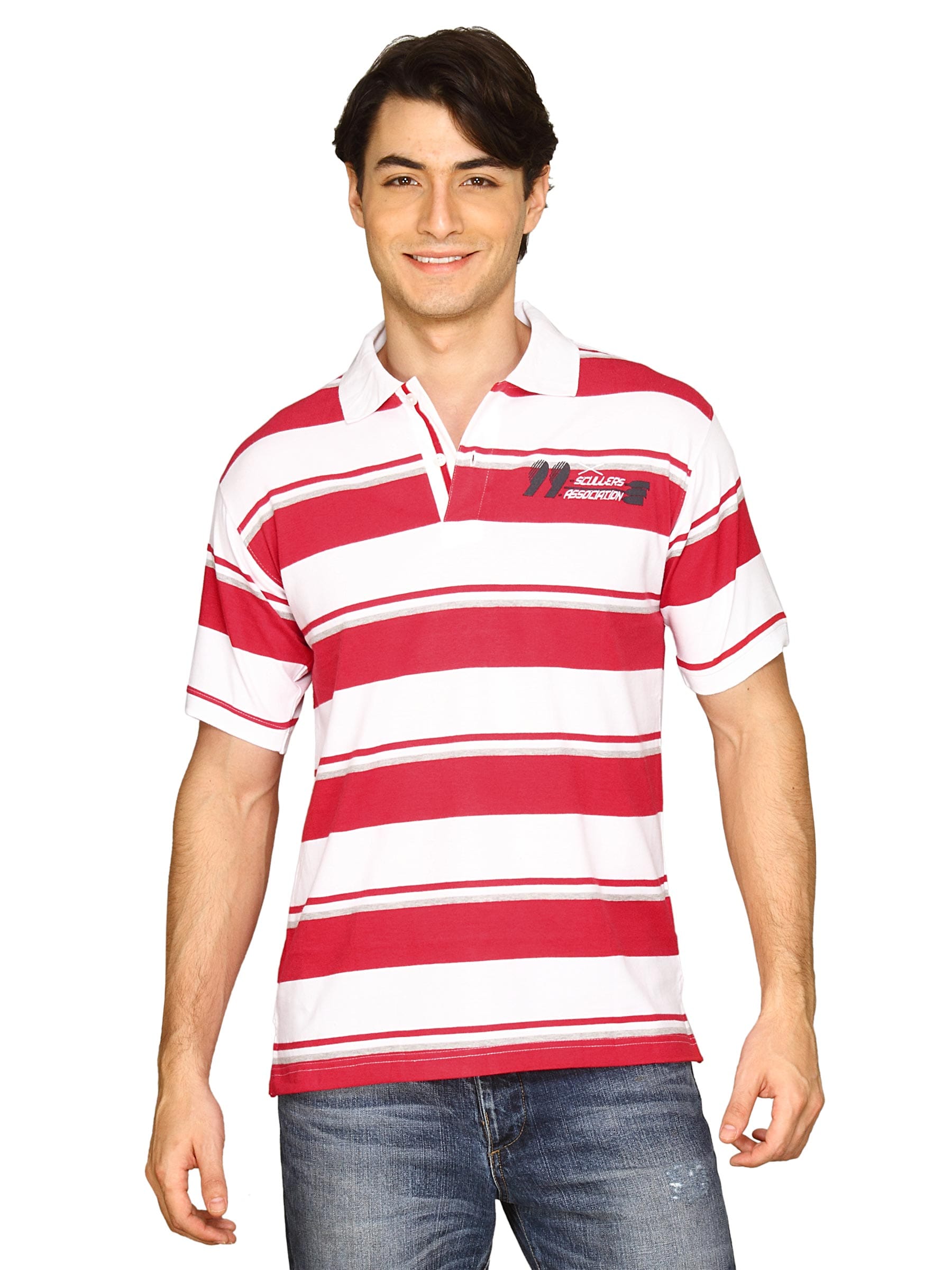 Scullers Men's Scul Red White T-shirt