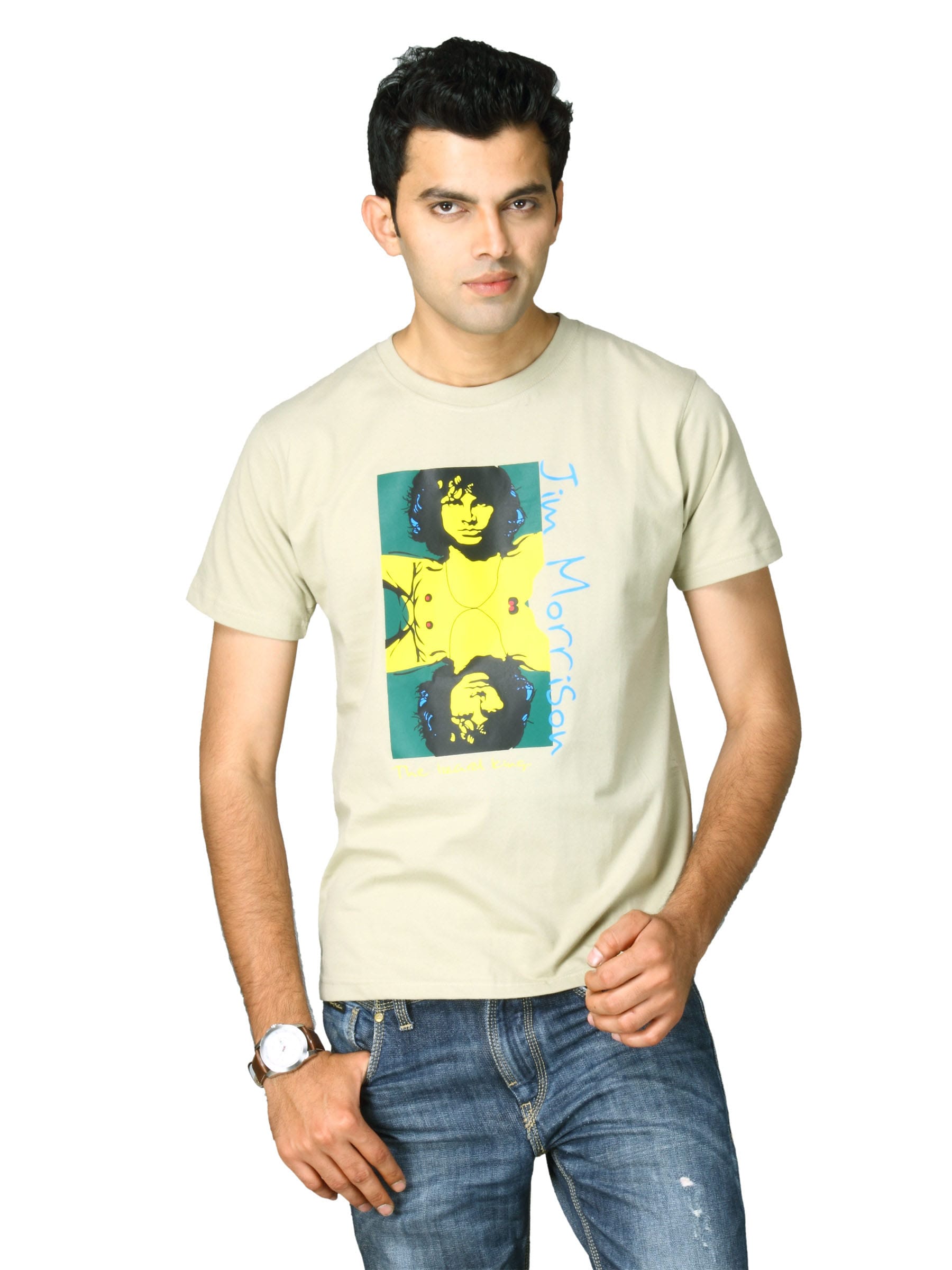 Tantra Men Khaki T-shirt