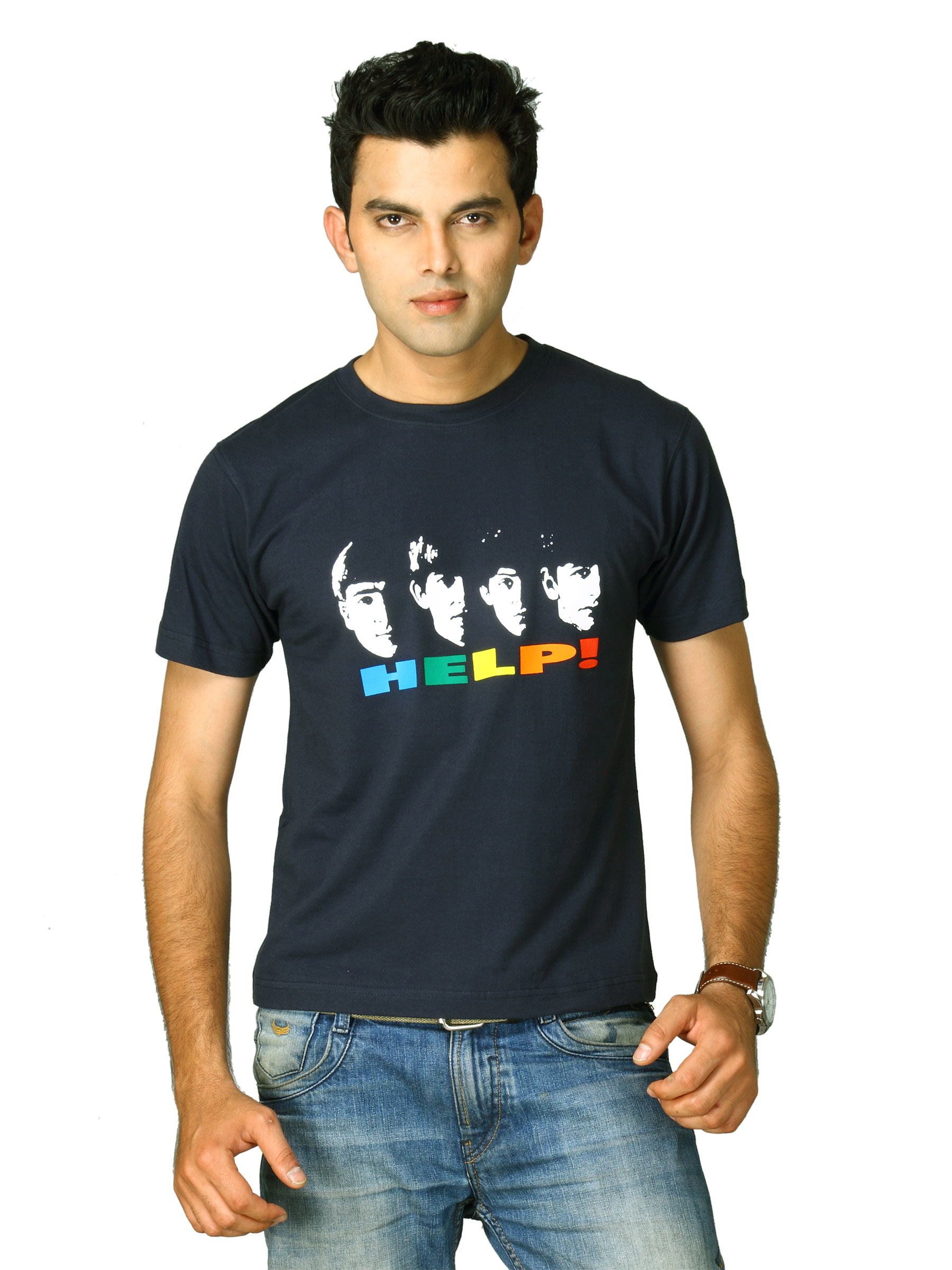 Tantra Men's Help Navy T-Shirt