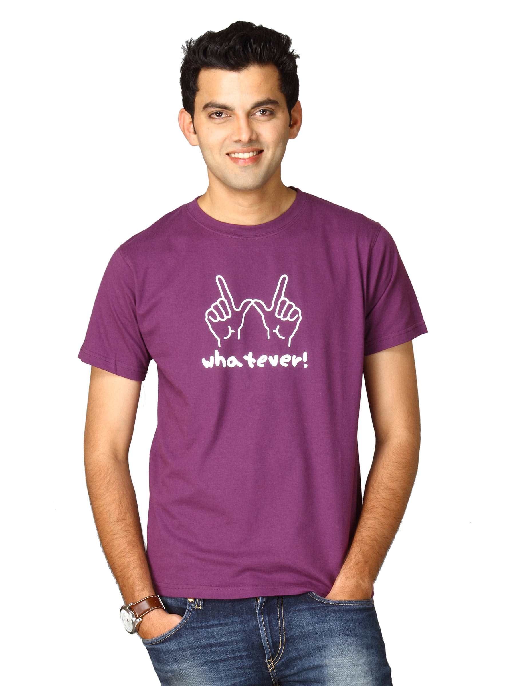 Tantra Men's Whatever Purple T-shirt