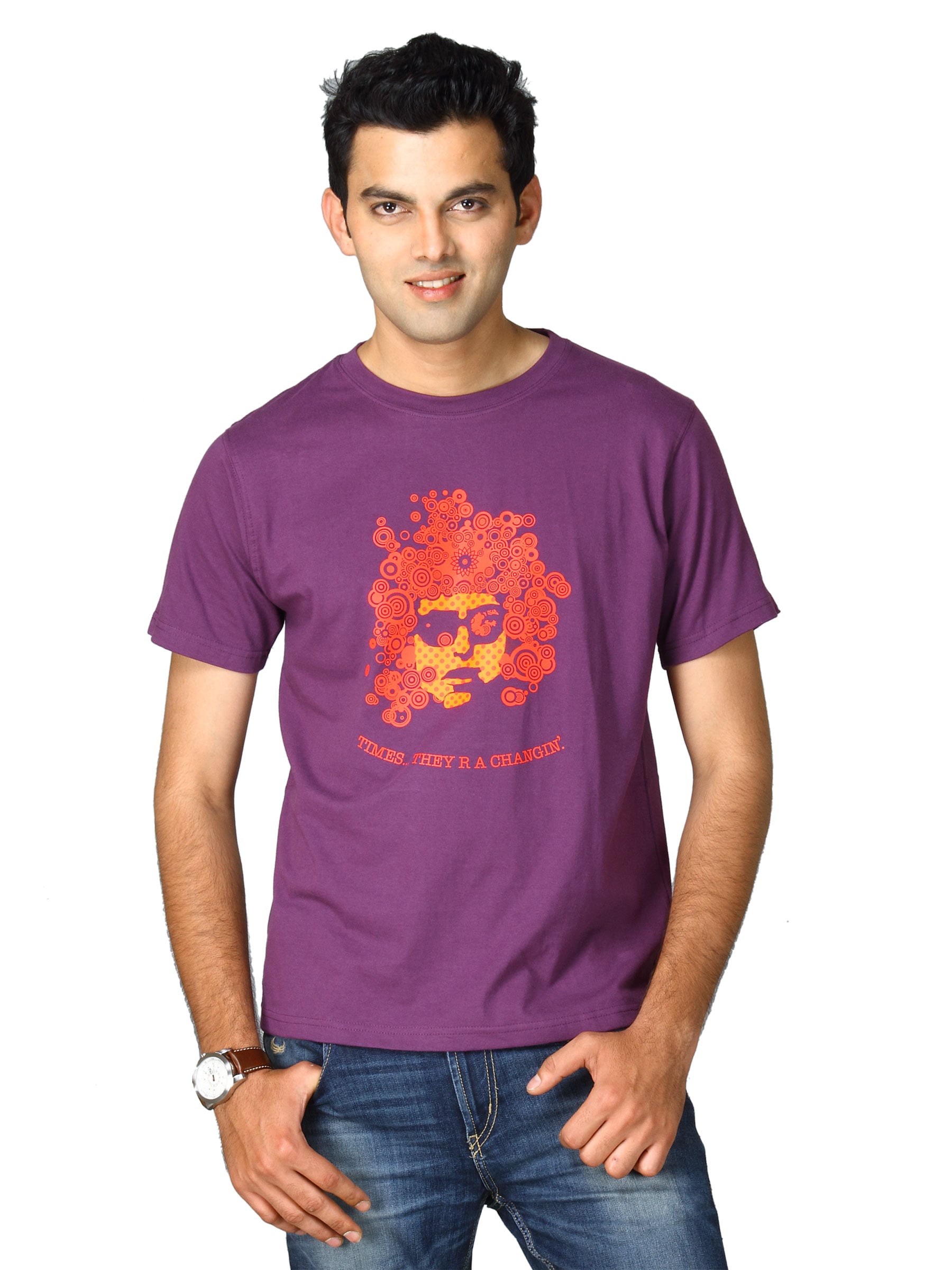 Tantra Men Purple T-shirt