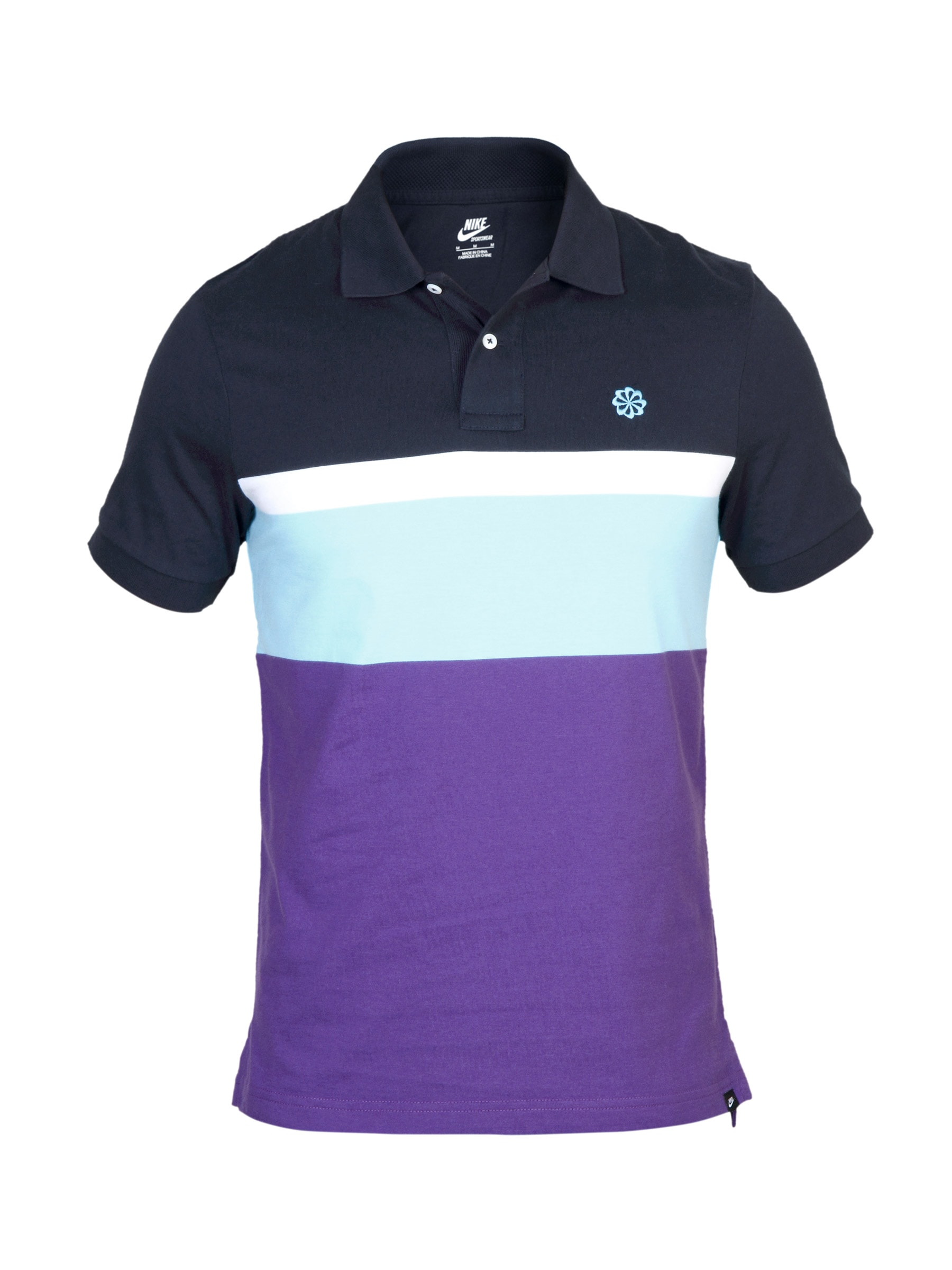 Nike Men's Purple Polo T-shirt