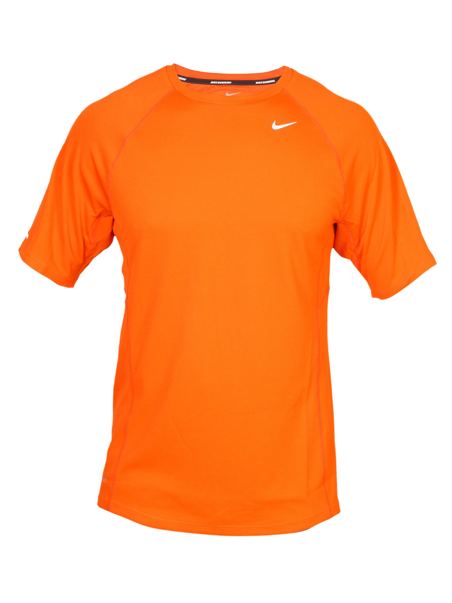 Nike Men's As Miler UV SS Orange T-shirt