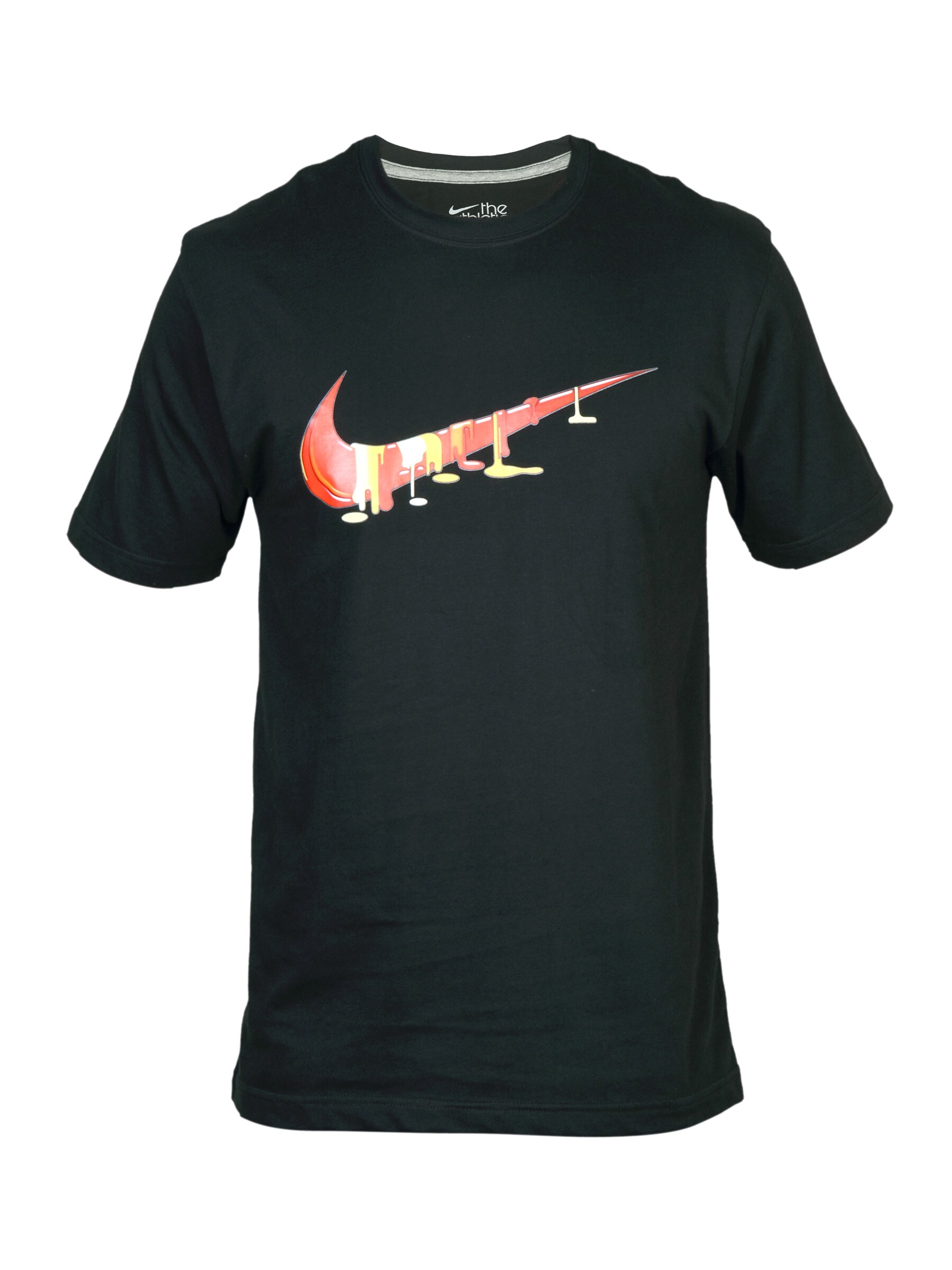 Nike Men's As Drip Swoosh Black T-shirt