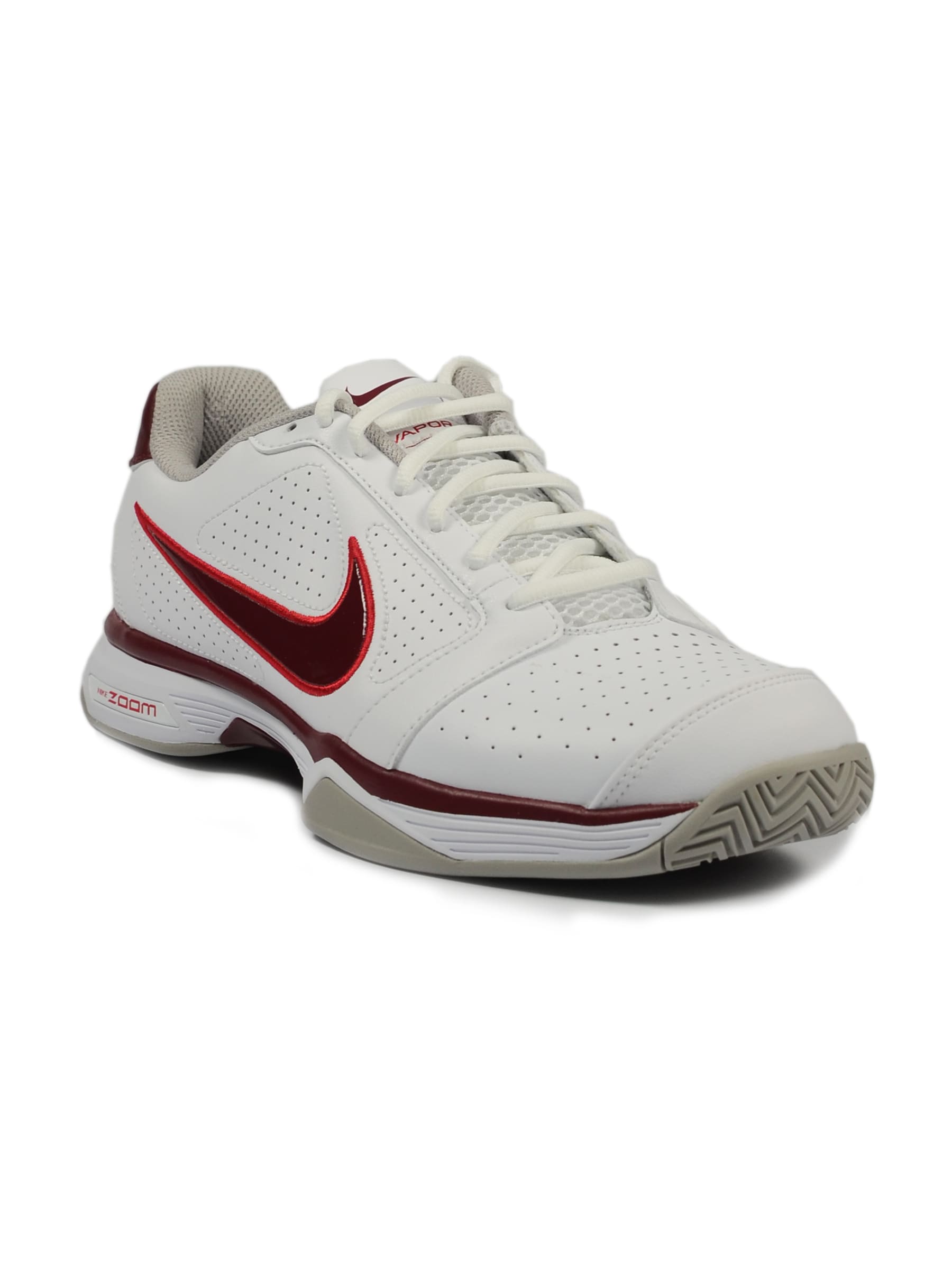 Nike Men Zoom Vapor 8 White Red Shoe