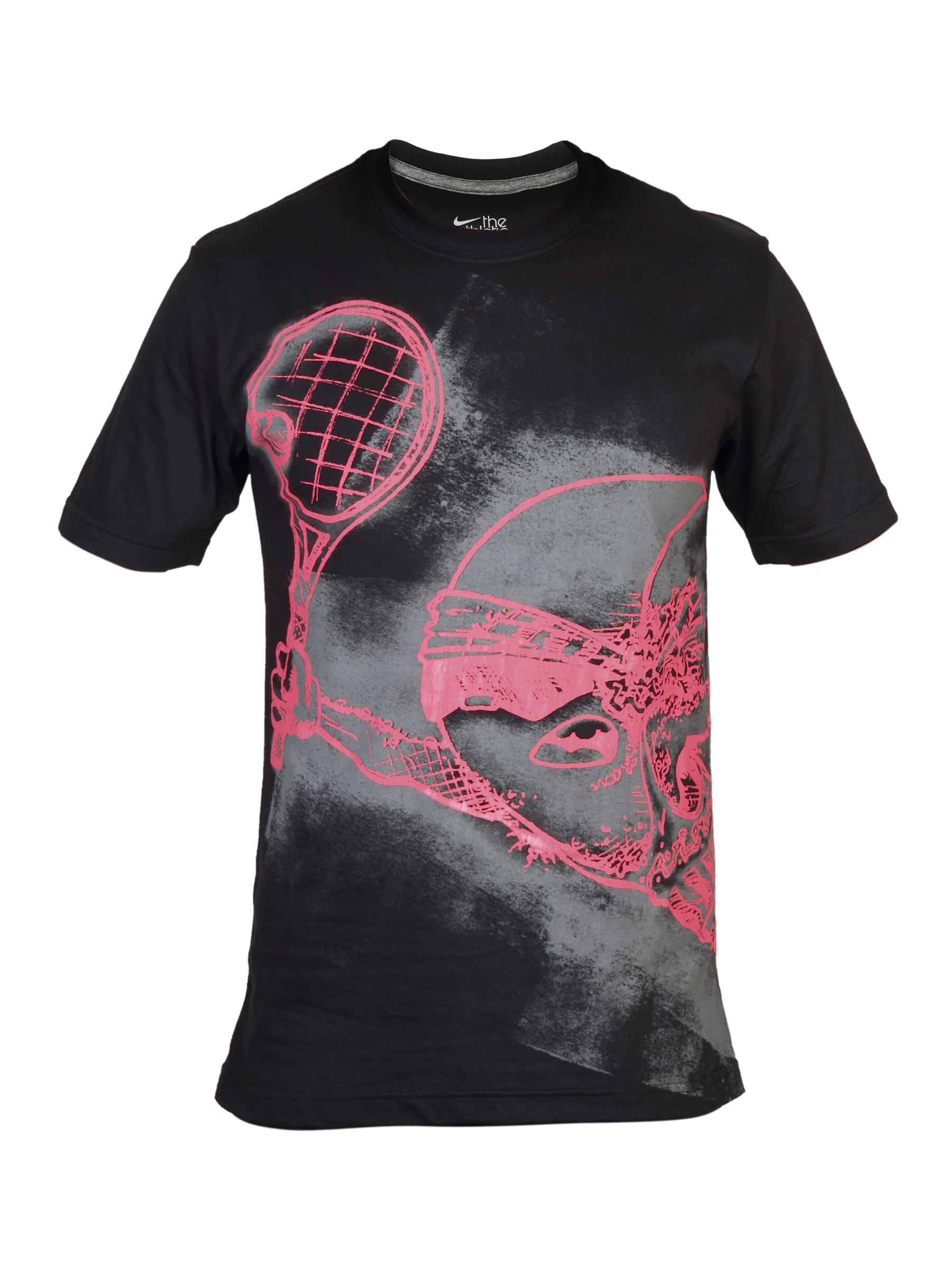 Nike Men's Tennis Mas Black T-shirt