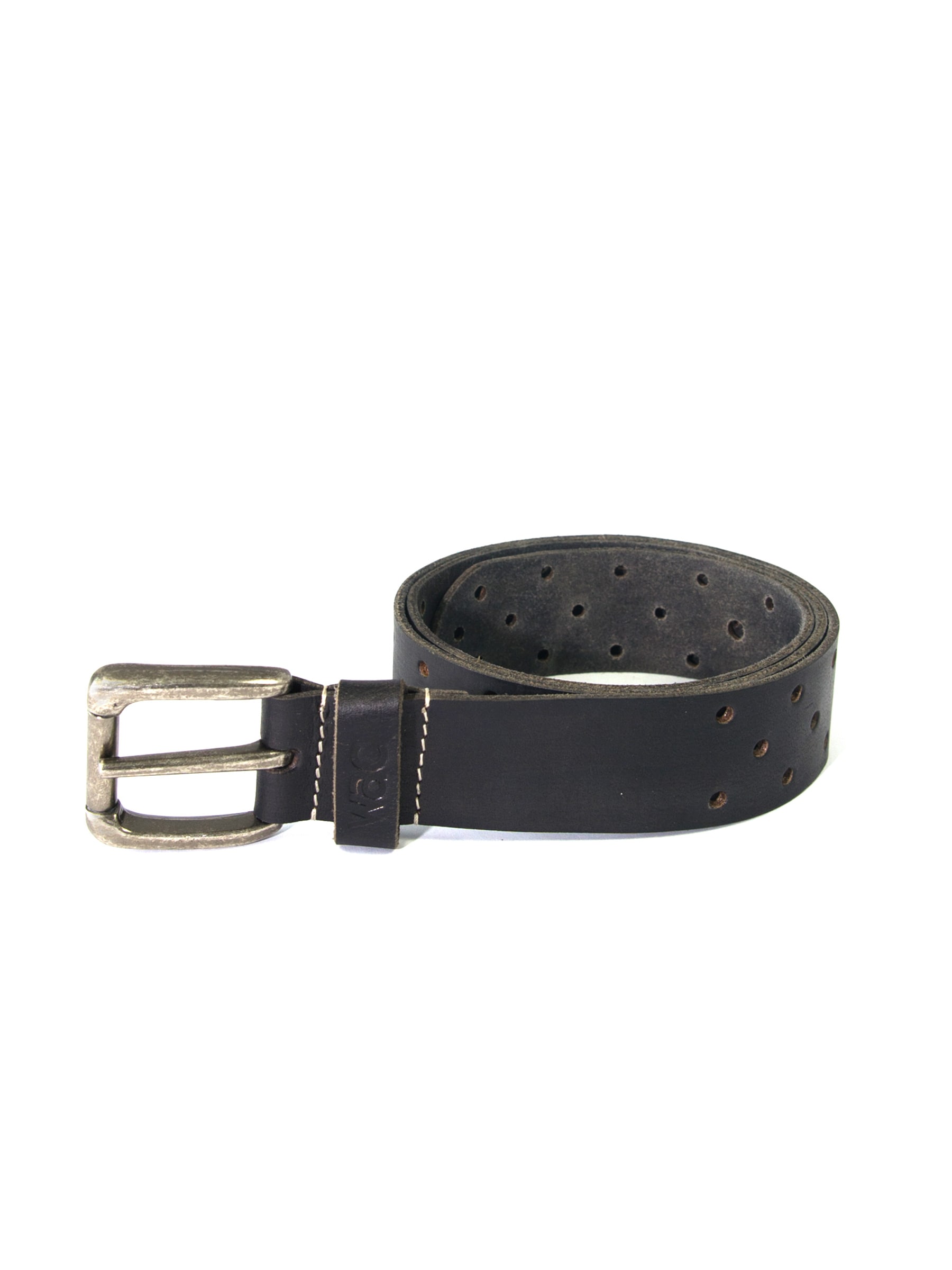 Wrangler Men Charcoal Leather Belt