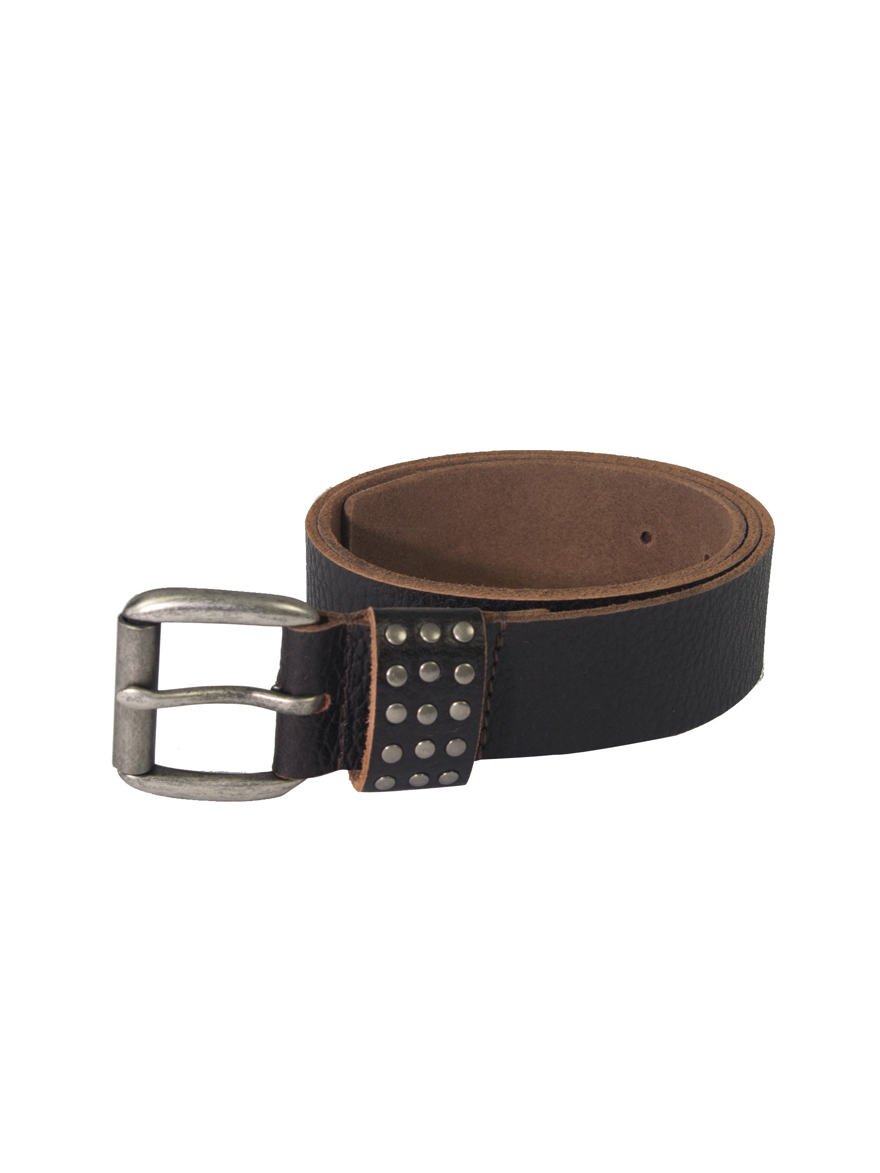 Wrangler Men Dark Brown Leather Belt