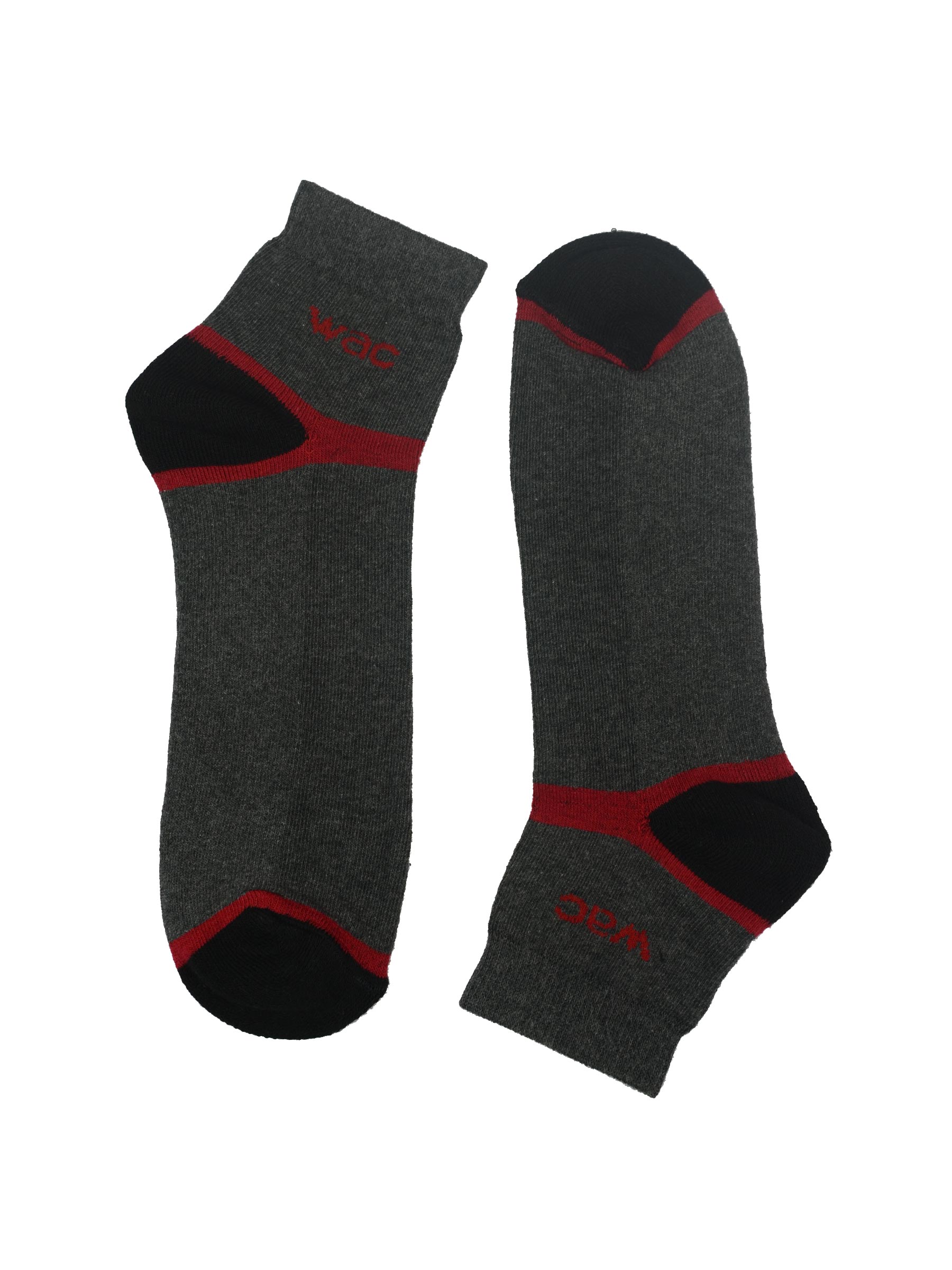 Wrangler Men's Dark Grey Melange Ankle Length Socks