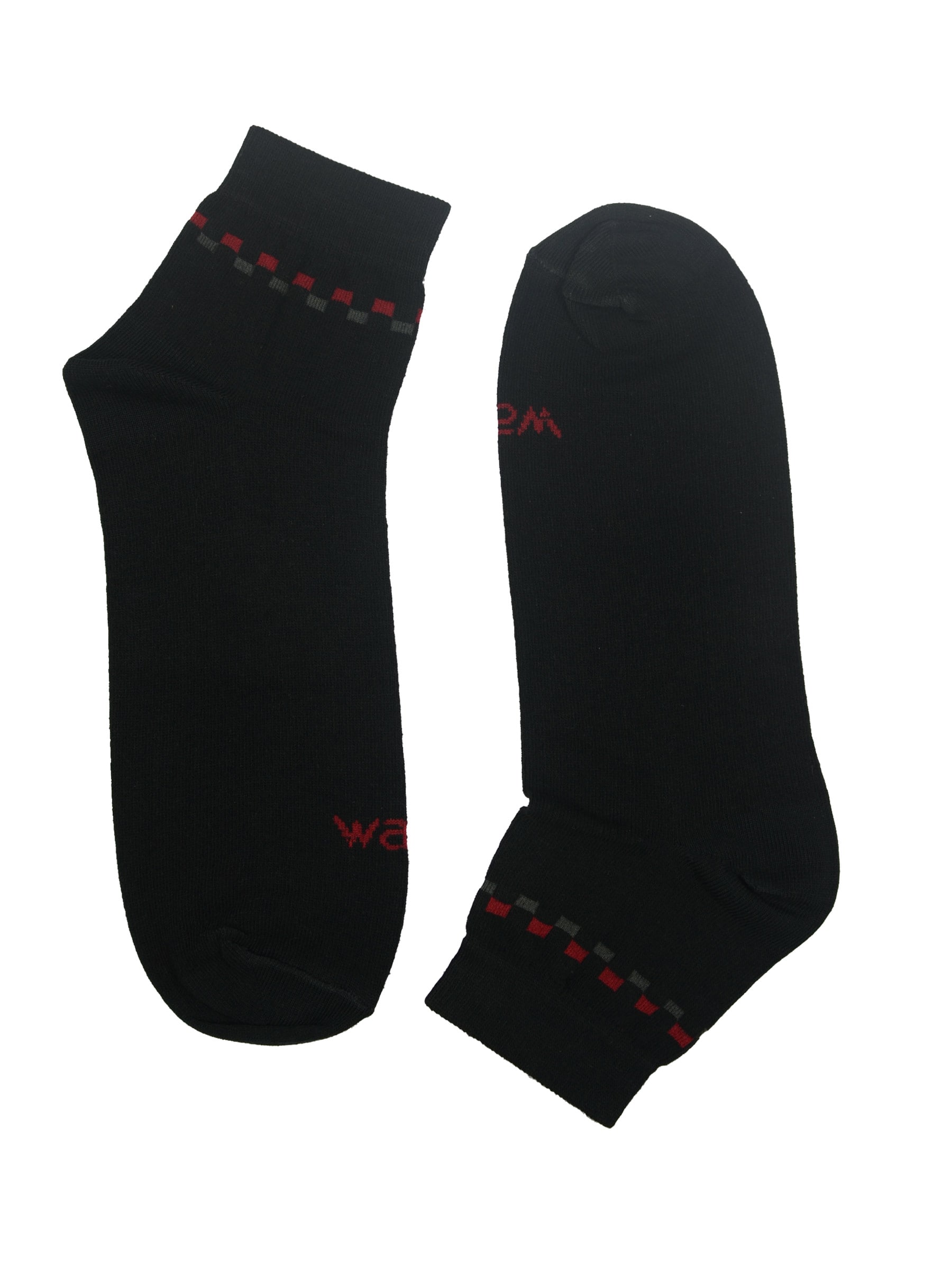 Wrangler Men's Black Ankle Length Socks