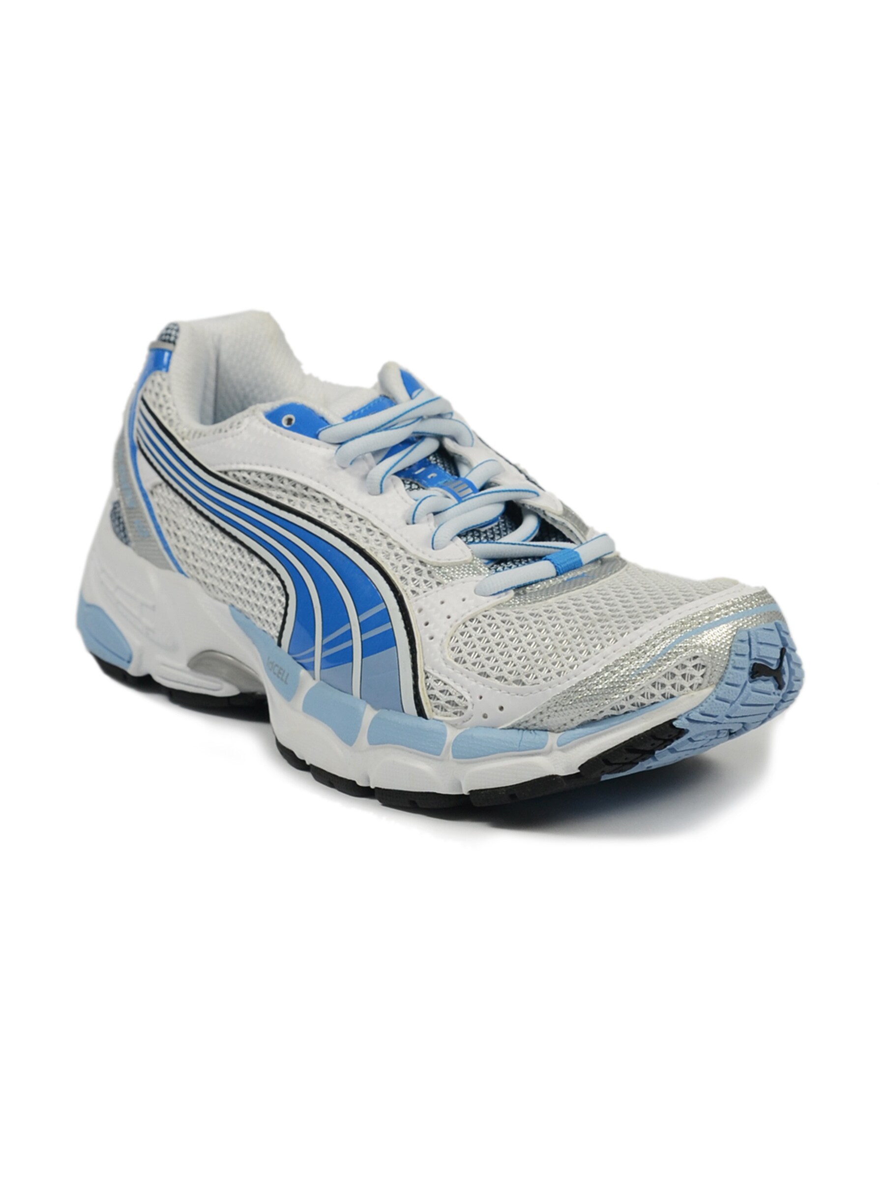 Puma Women Exsis 2 White Blue Shoe