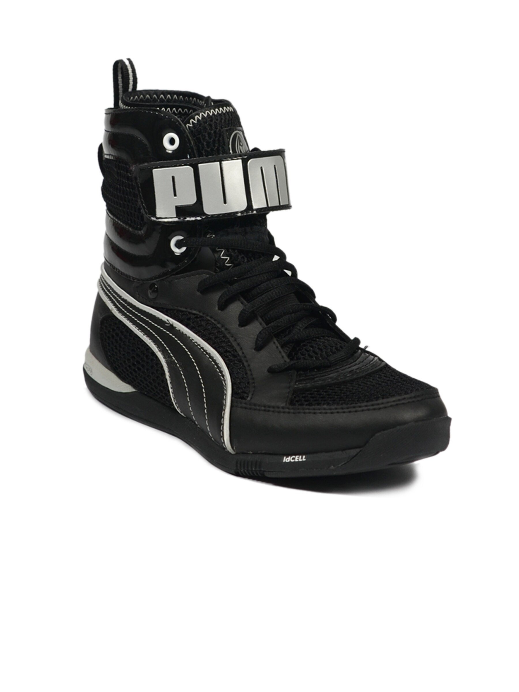 Puma Men's Allegra Mid Black Silver Shoe