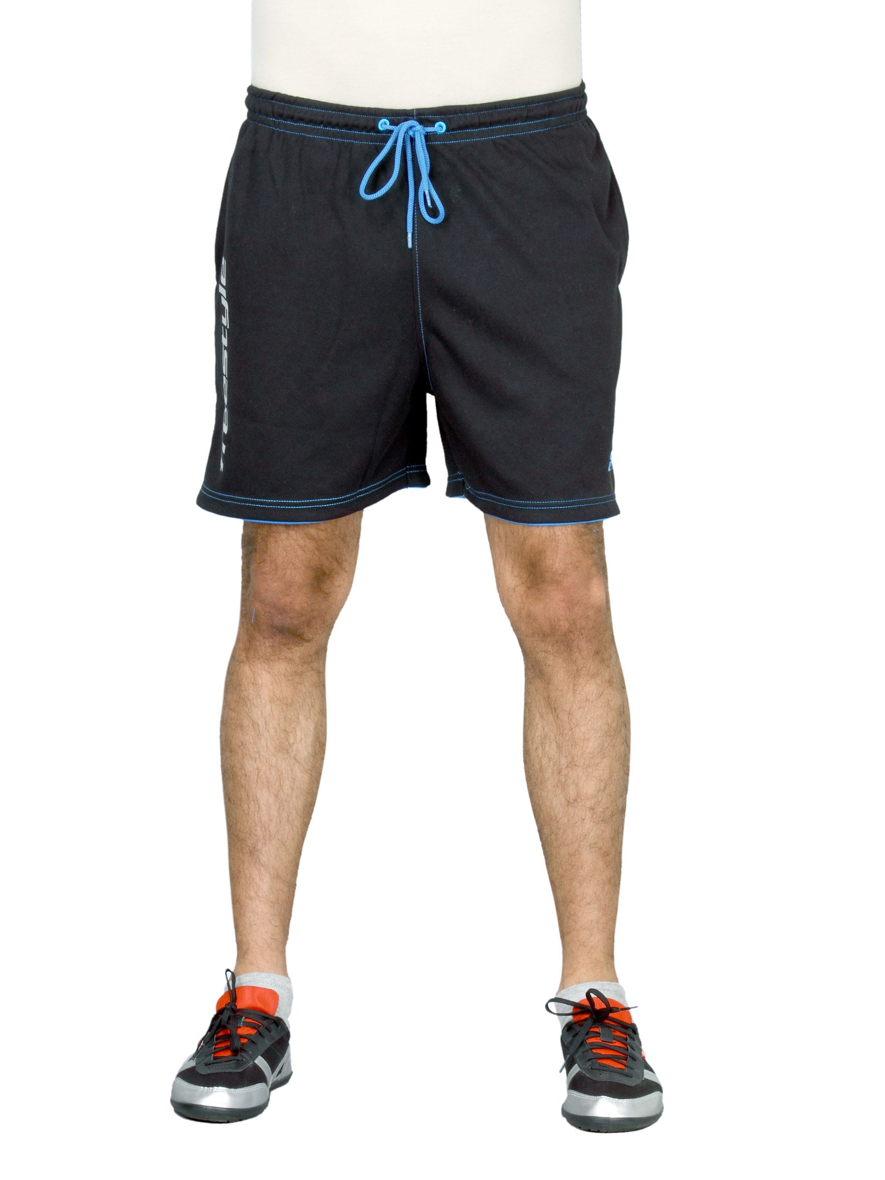 Proline Men Black Comfort Fit Sports Shorts