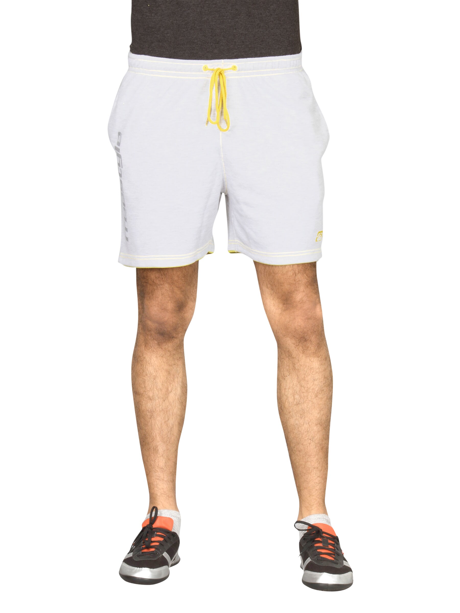 Proline Men Grey Comfort Fit Sports Shorts