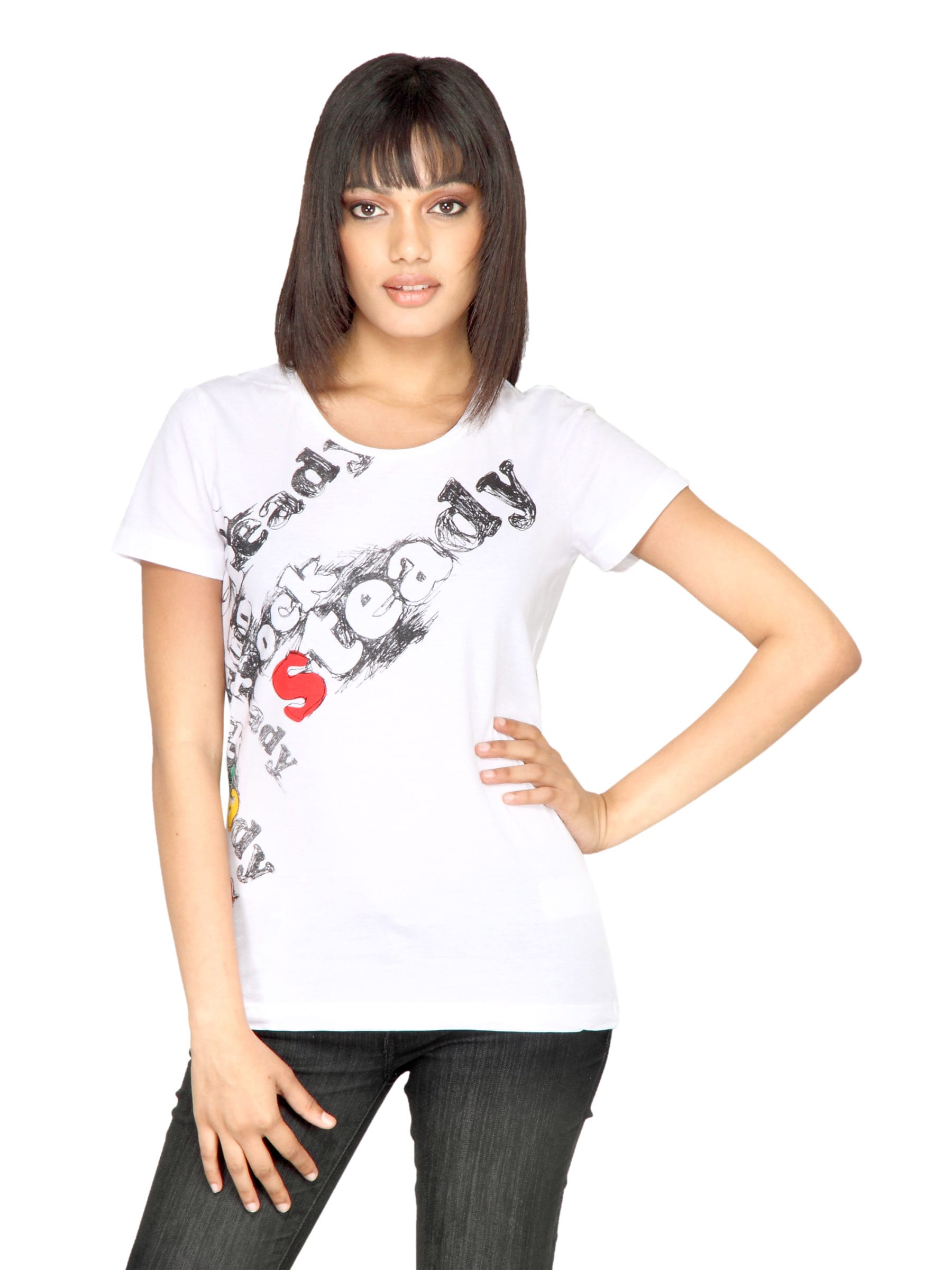 Puma Women Riddim White T-shirt