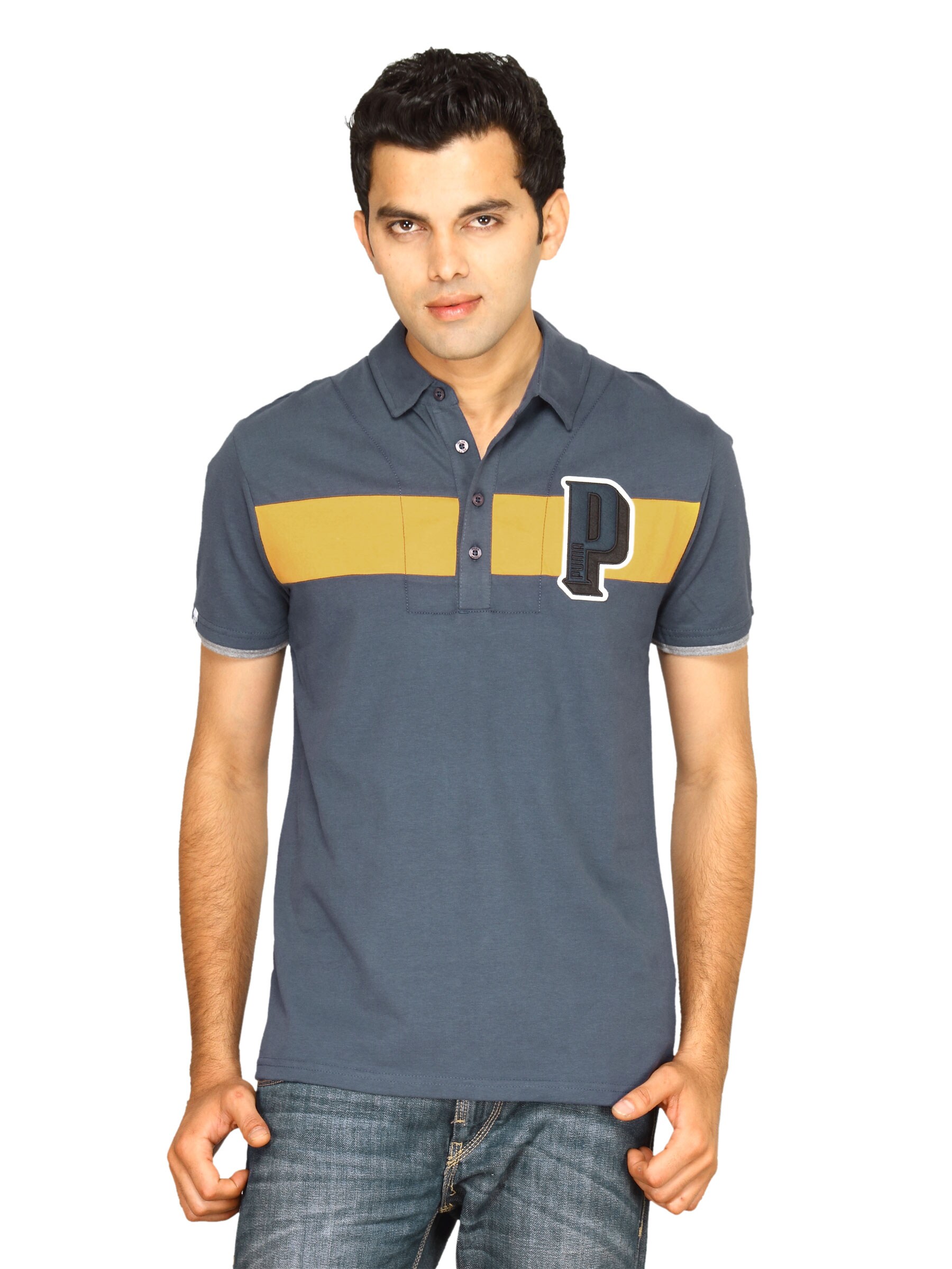 Puma Men's Lifestyle Polo Mood Indigo T-shirt