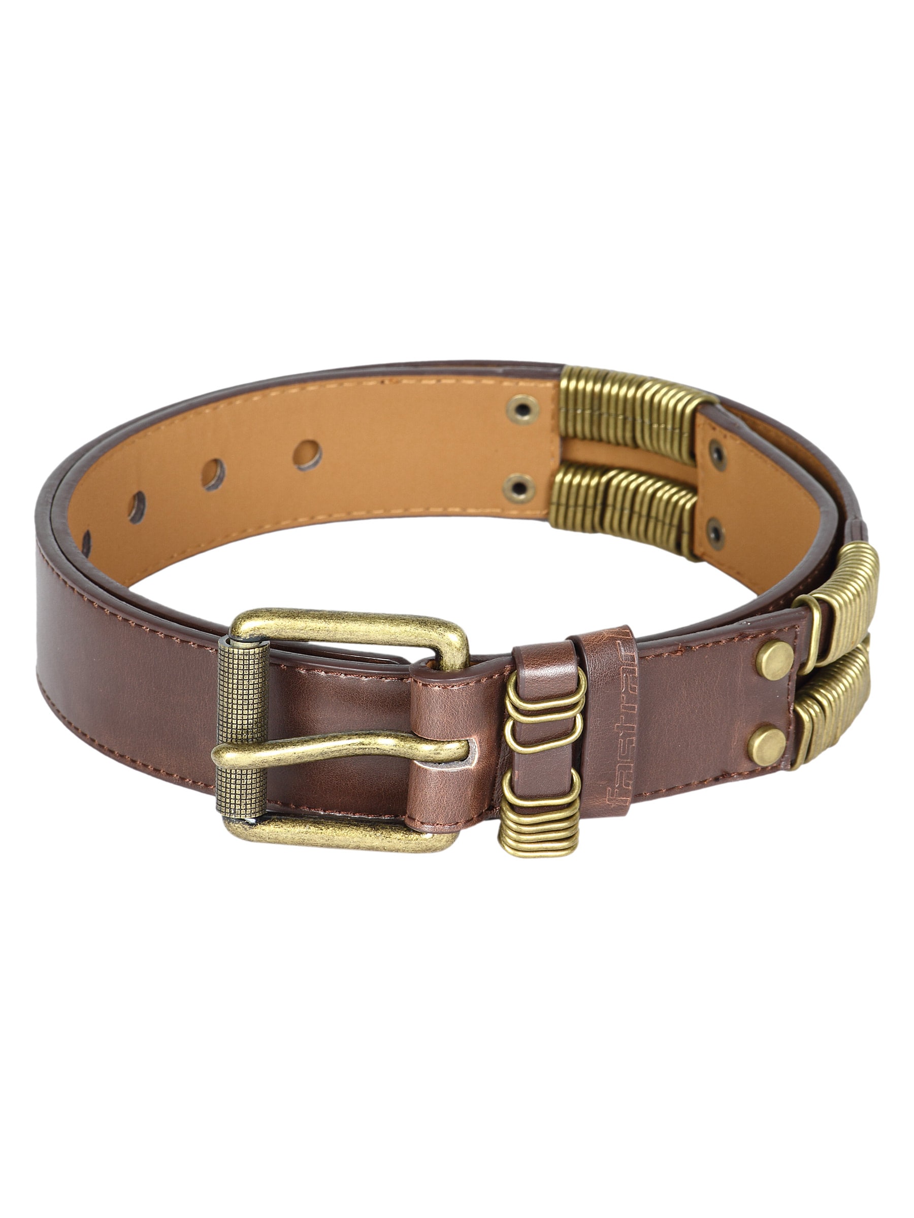 Fastrack Men Non Leather Brown Belts