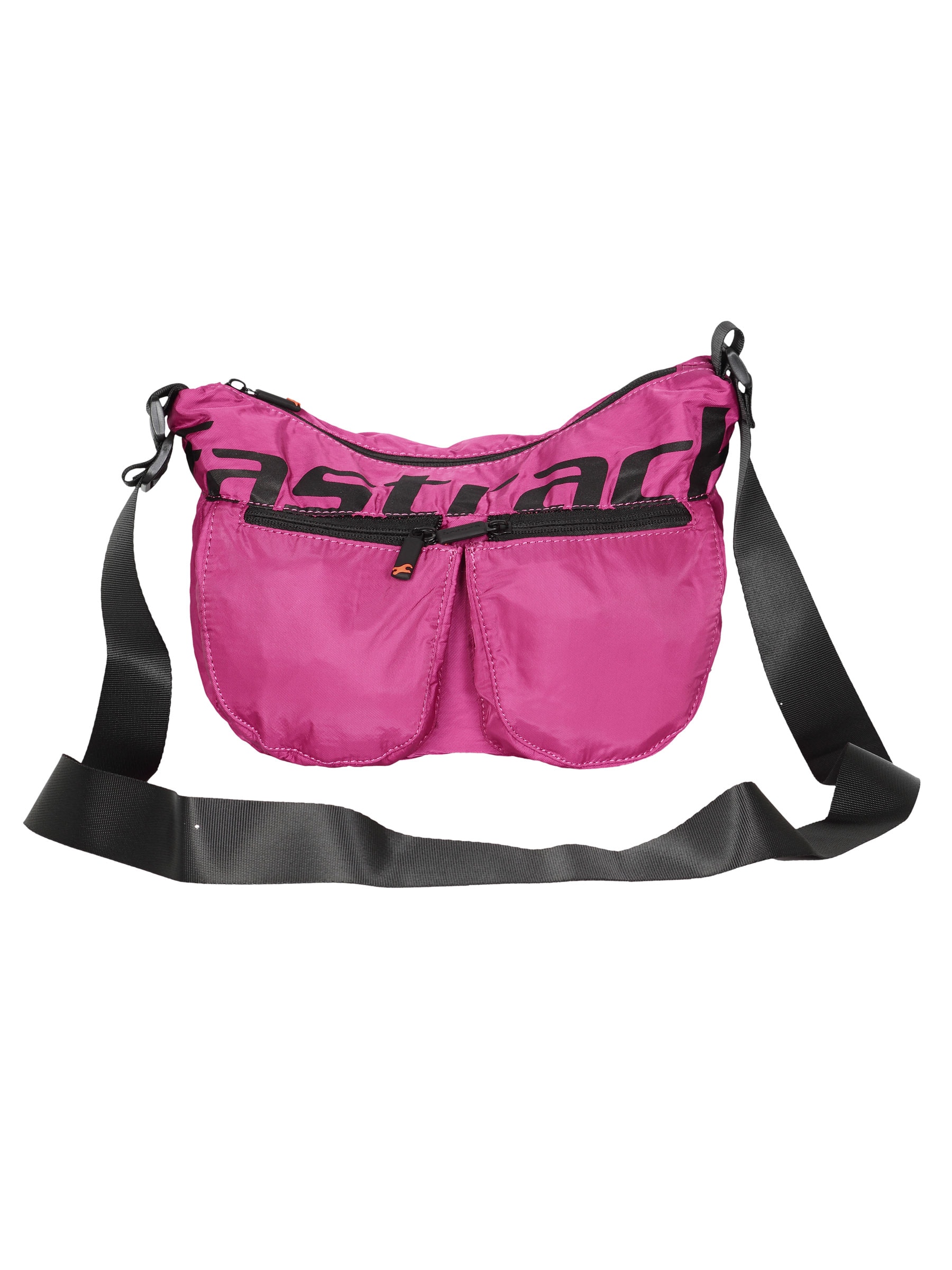 Fastrack Women Pink Black Sling Bag
