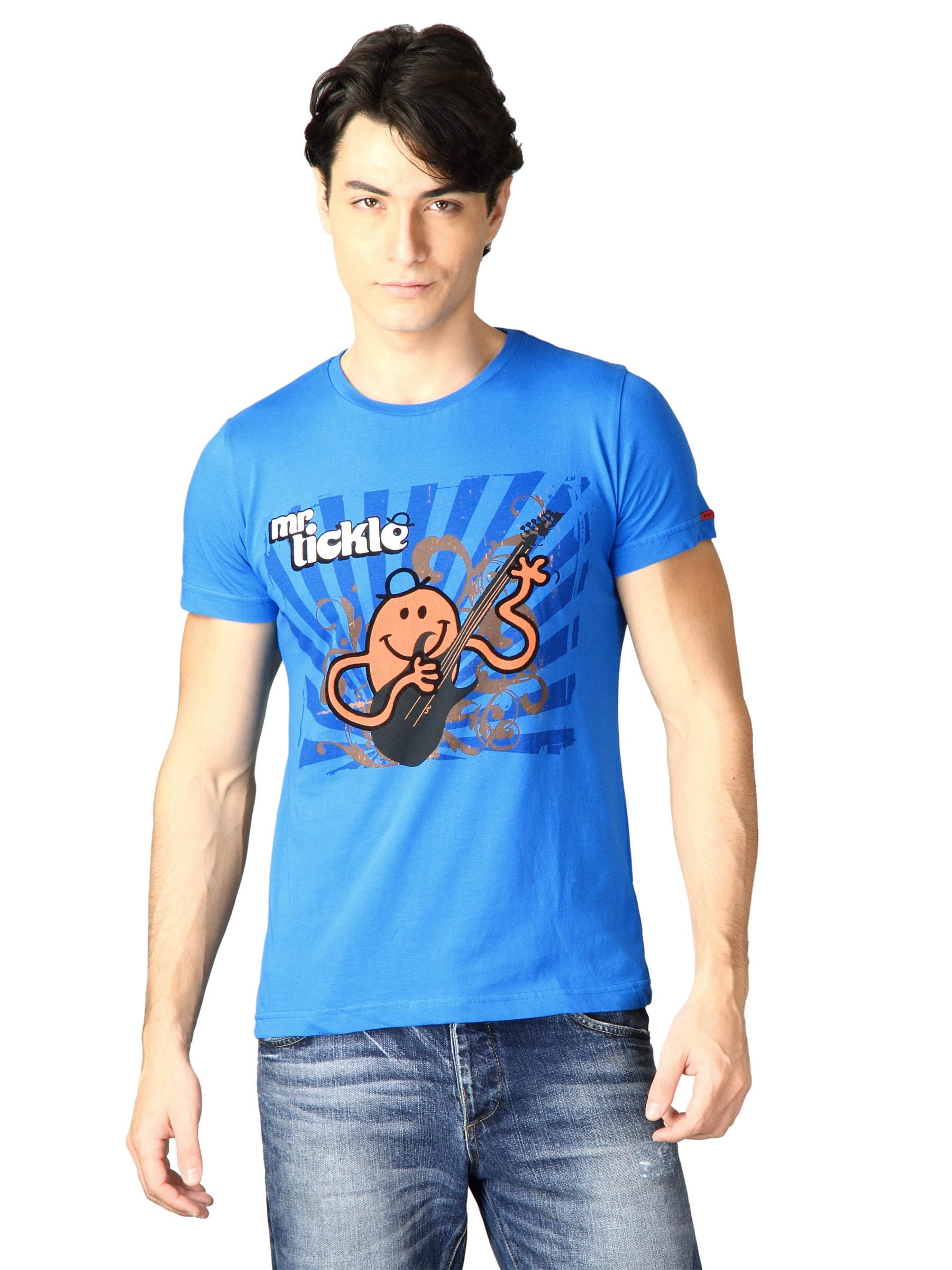 Mr.Men Men's Placid Blue T-shirt