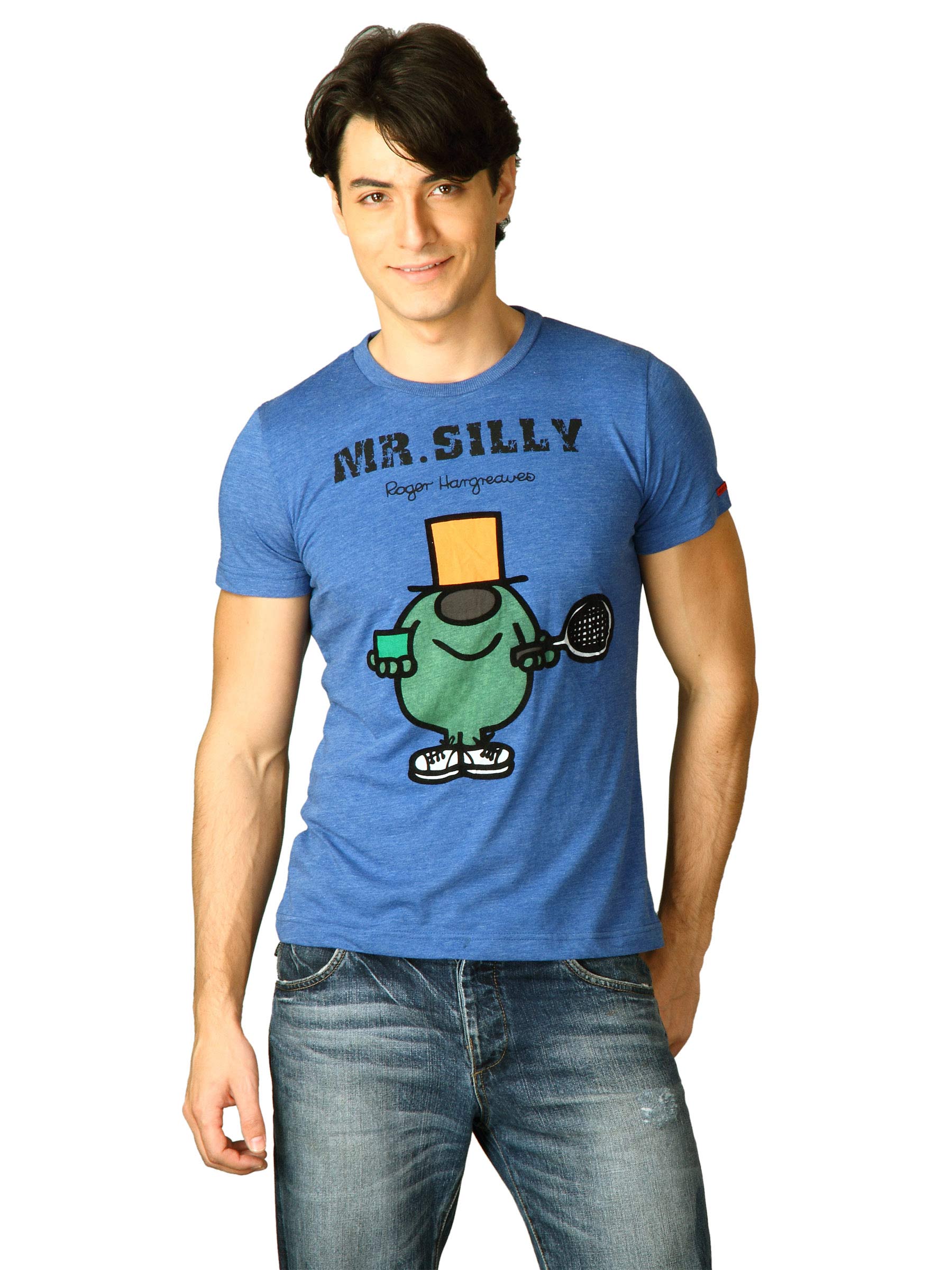 Mr.Men Men's Royal Blue T-shirt