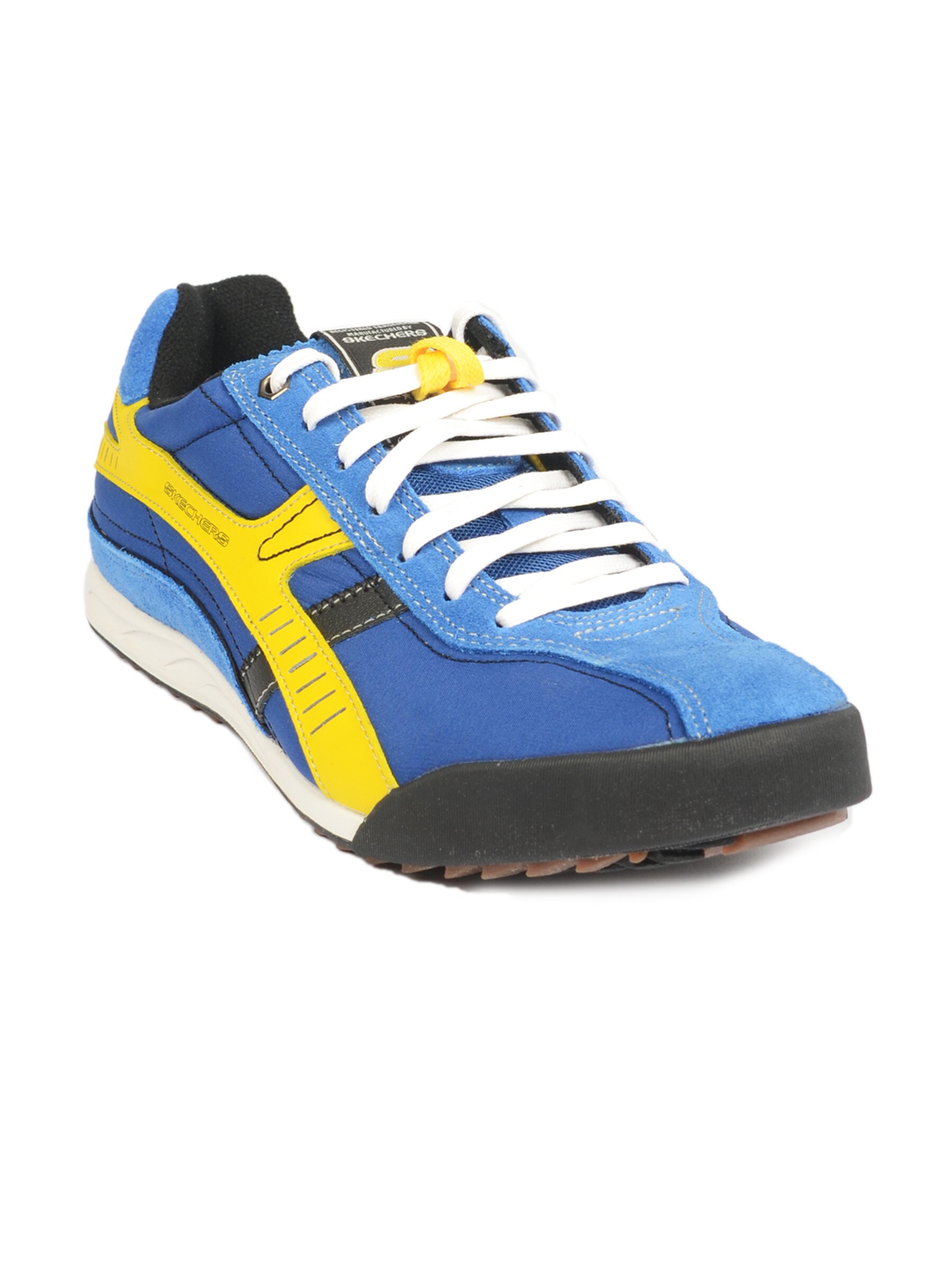 Skechers Men's Sports Blue Yellow Shoe
