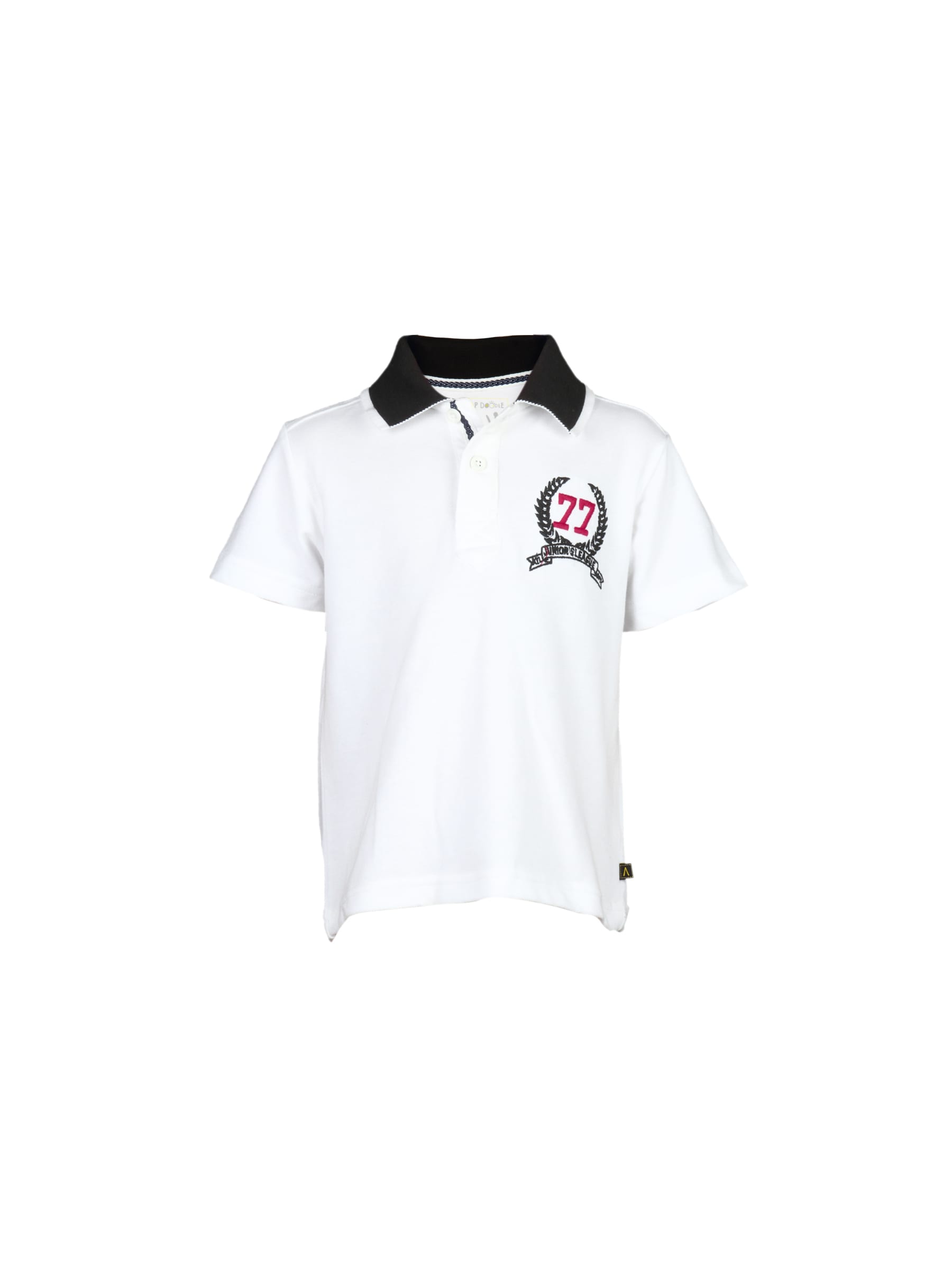 Doodle Boy's 77 Juniors League White Black Kidswear