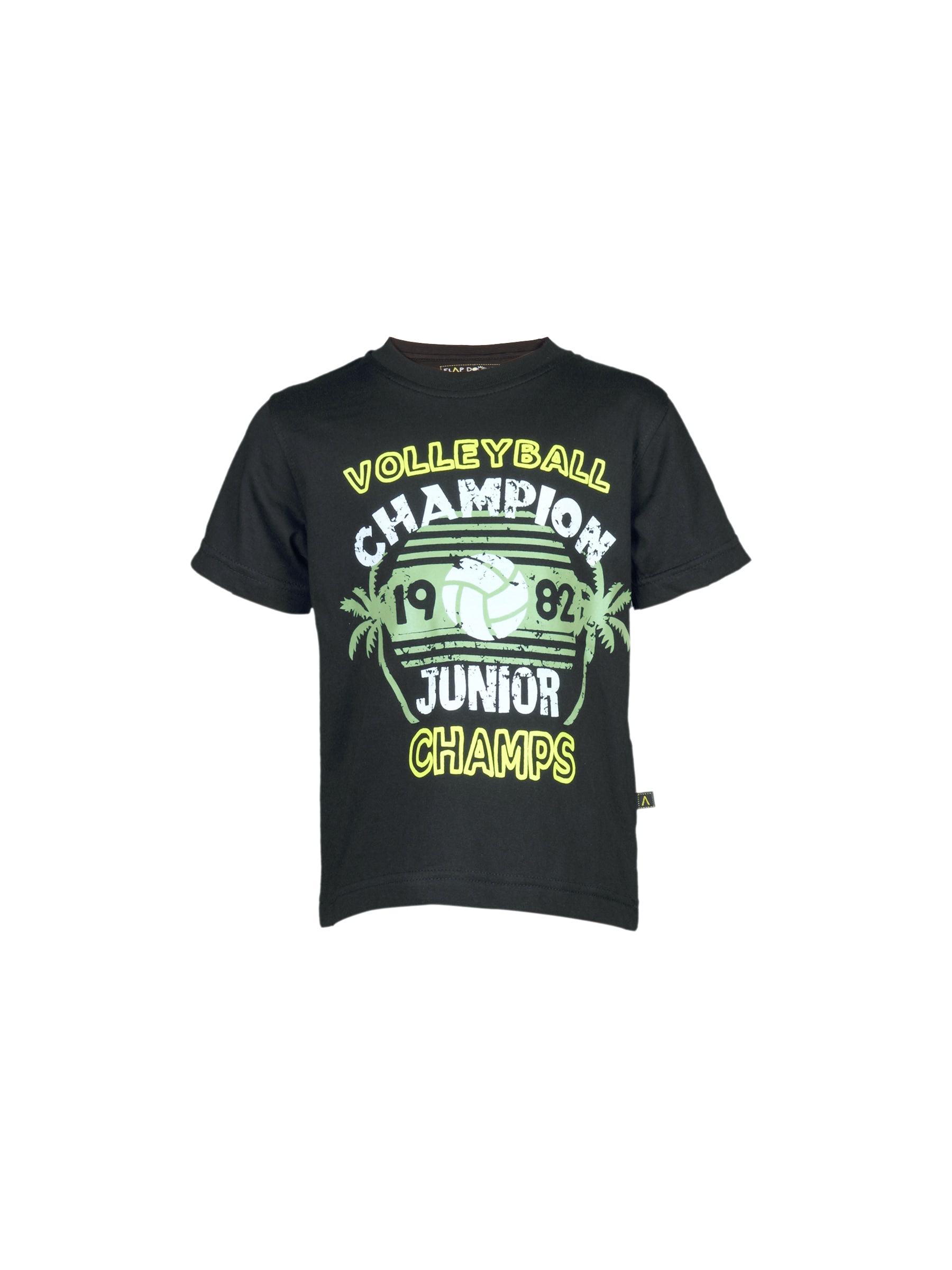 Doodle Boy's Volleyball Champion Black White Kidswear