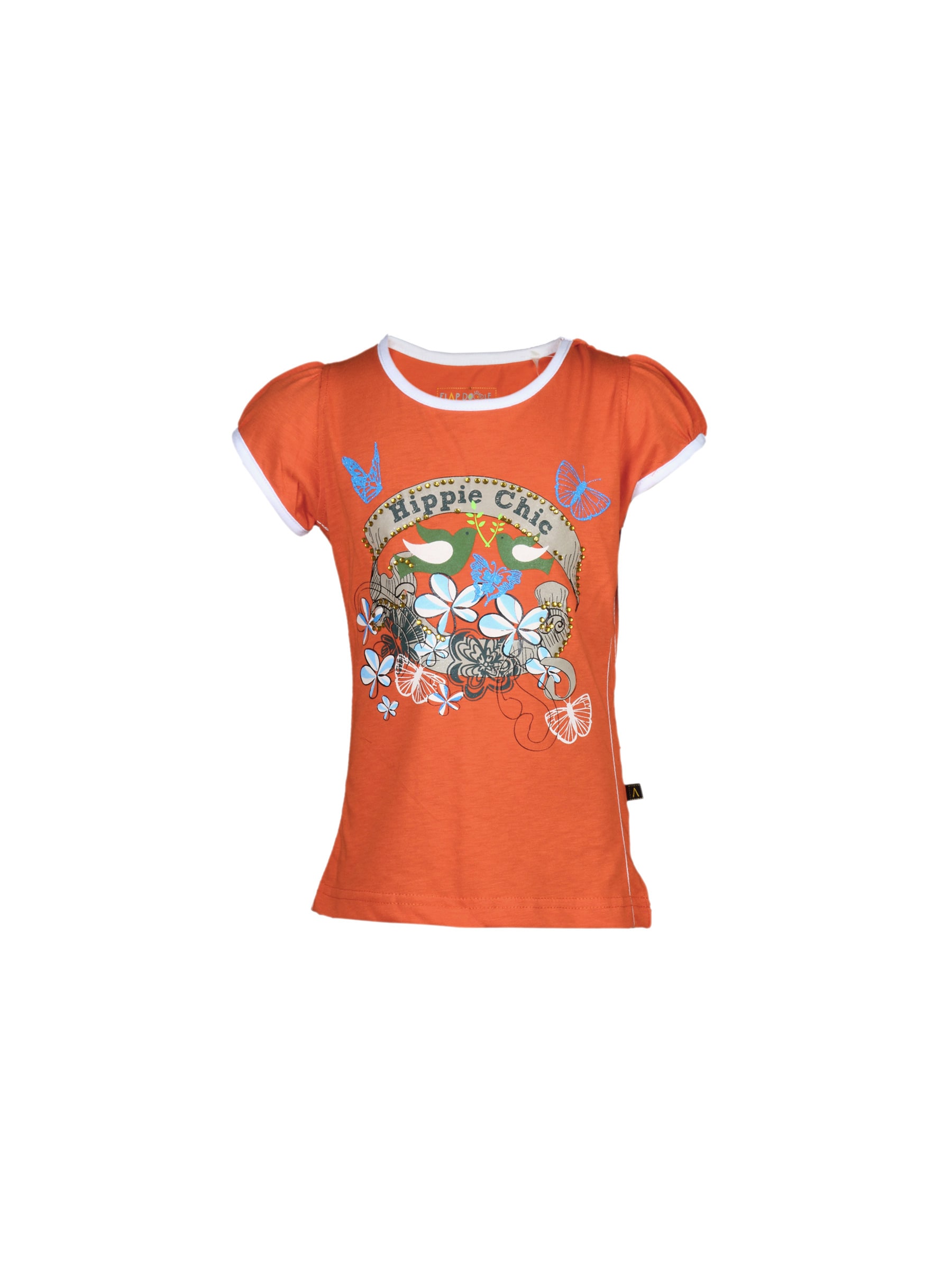 Doodle Girl's Hippie Chic Orange Kidswear
