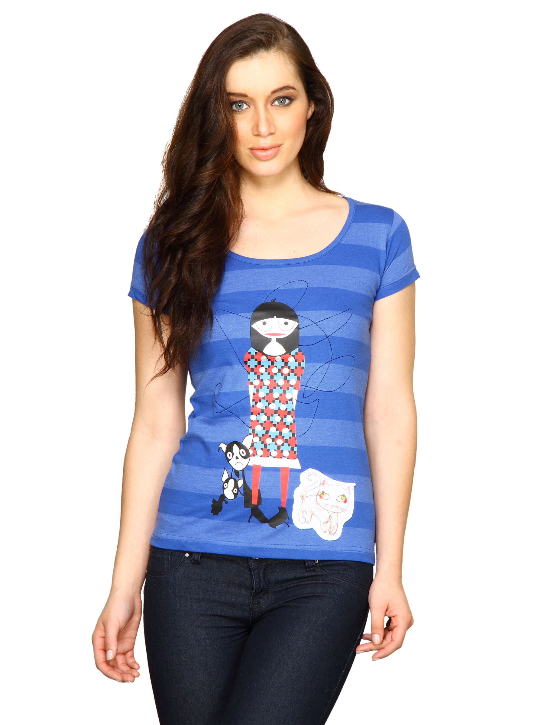 Jealous 21 Women Jealous Ece Blue Top Blue Tops