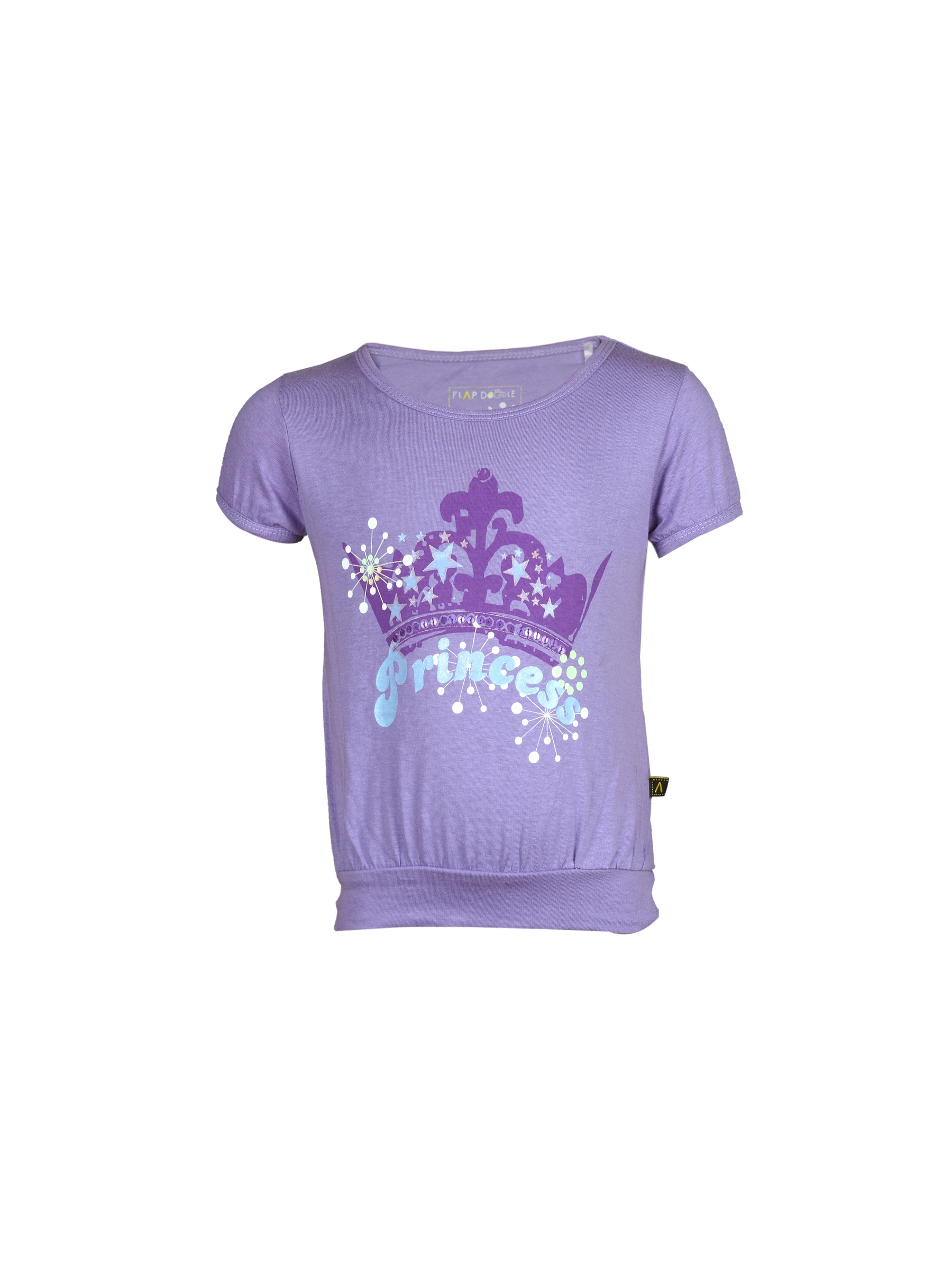 Doodle Girls's Princess Purple Teen Top