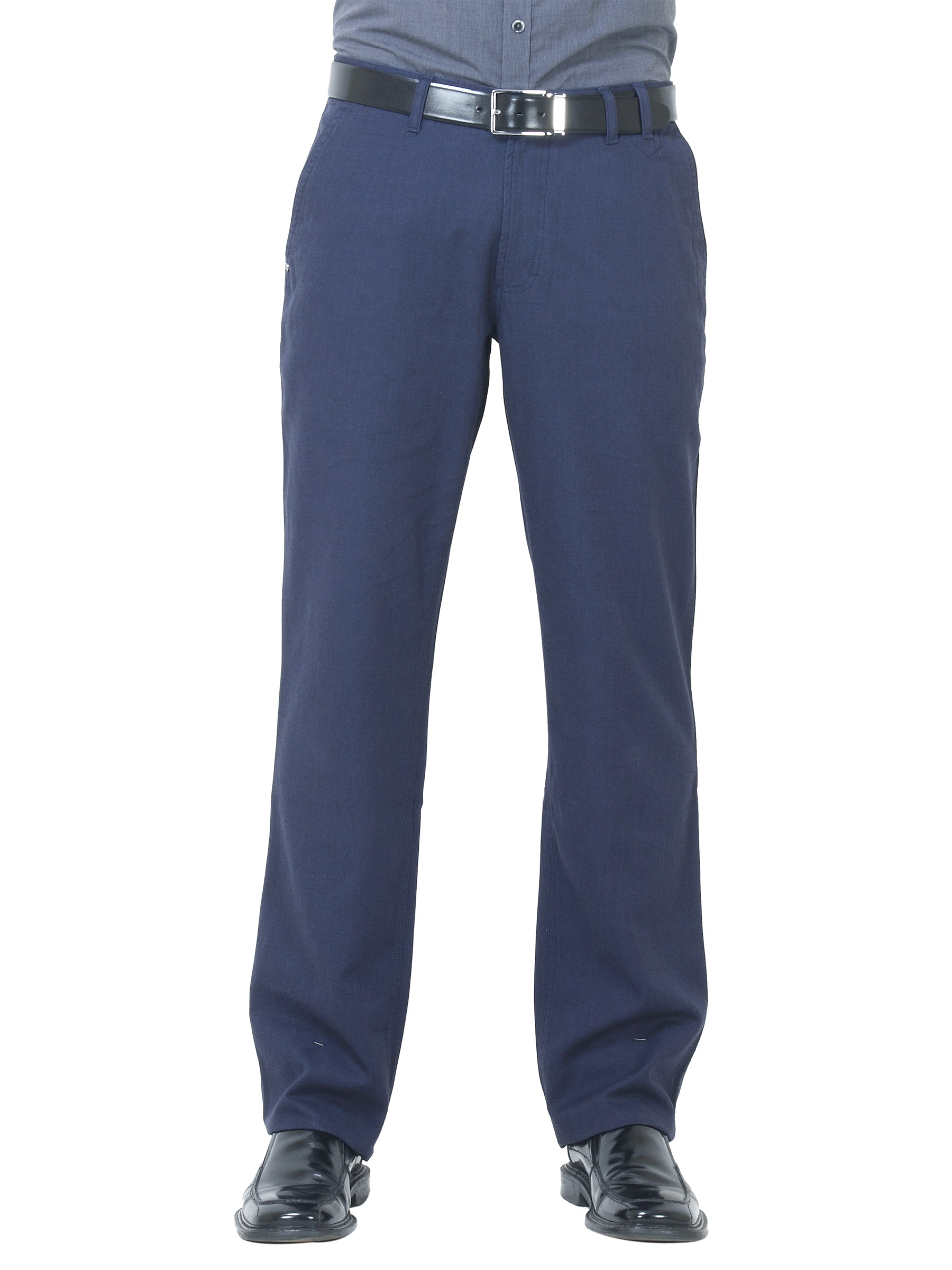 Scullers Men Navy Blue Trousers