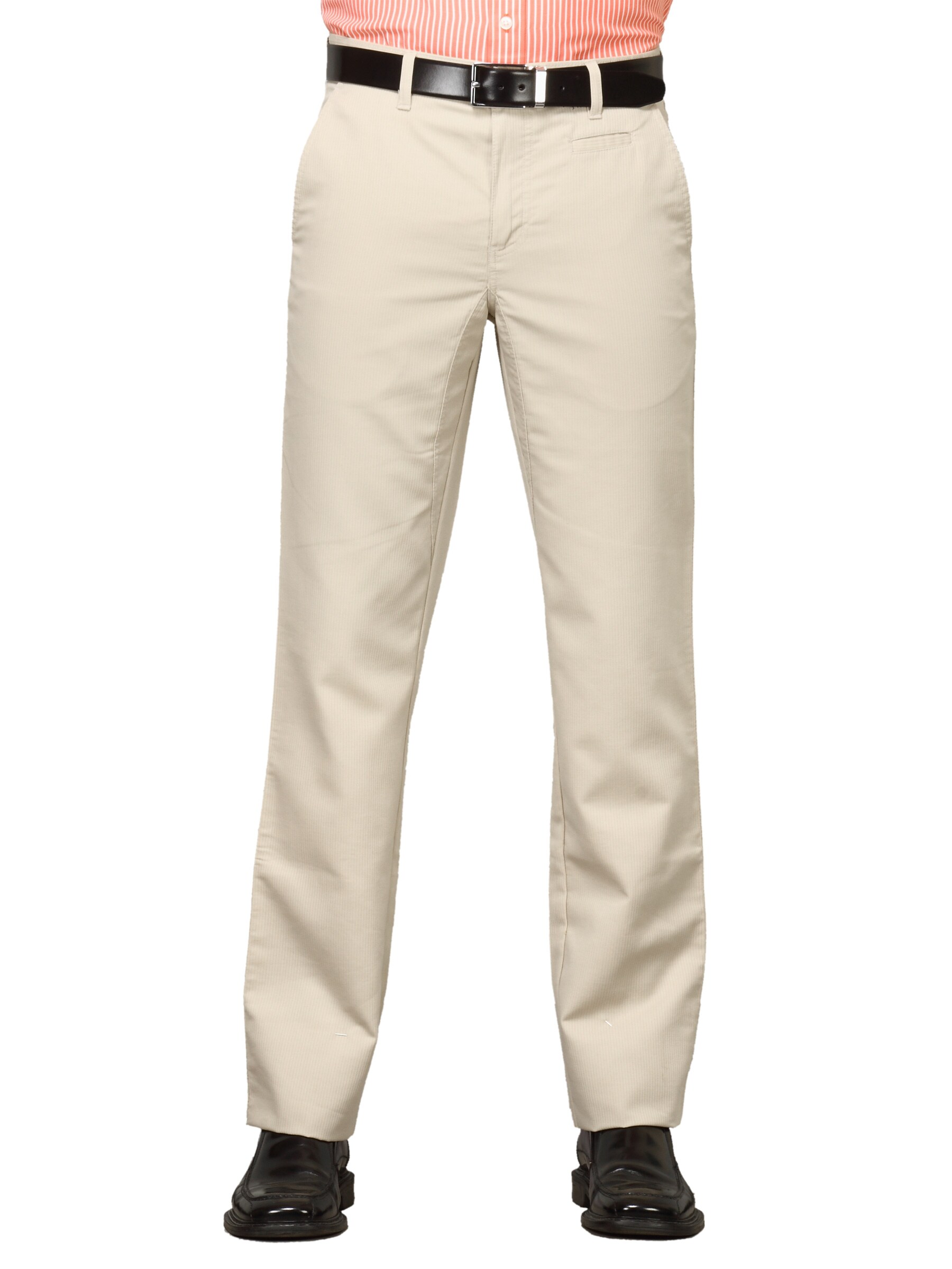 Indigo Nation Men ID Solid White Trousers