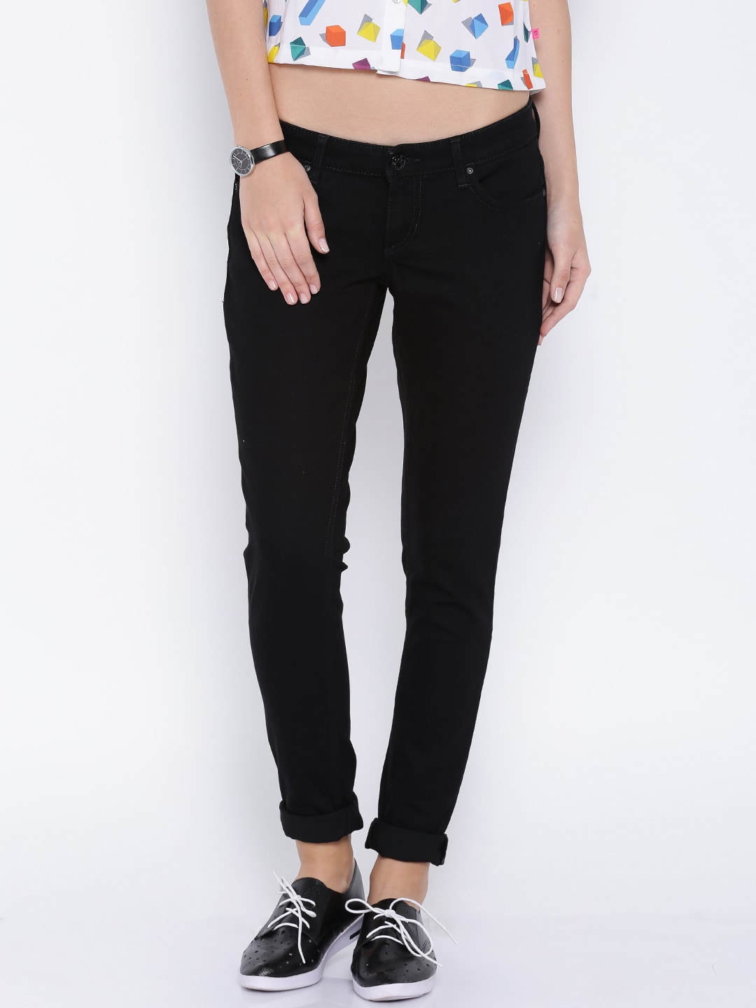 Lee Black Maxi Super-Skinny Jeans