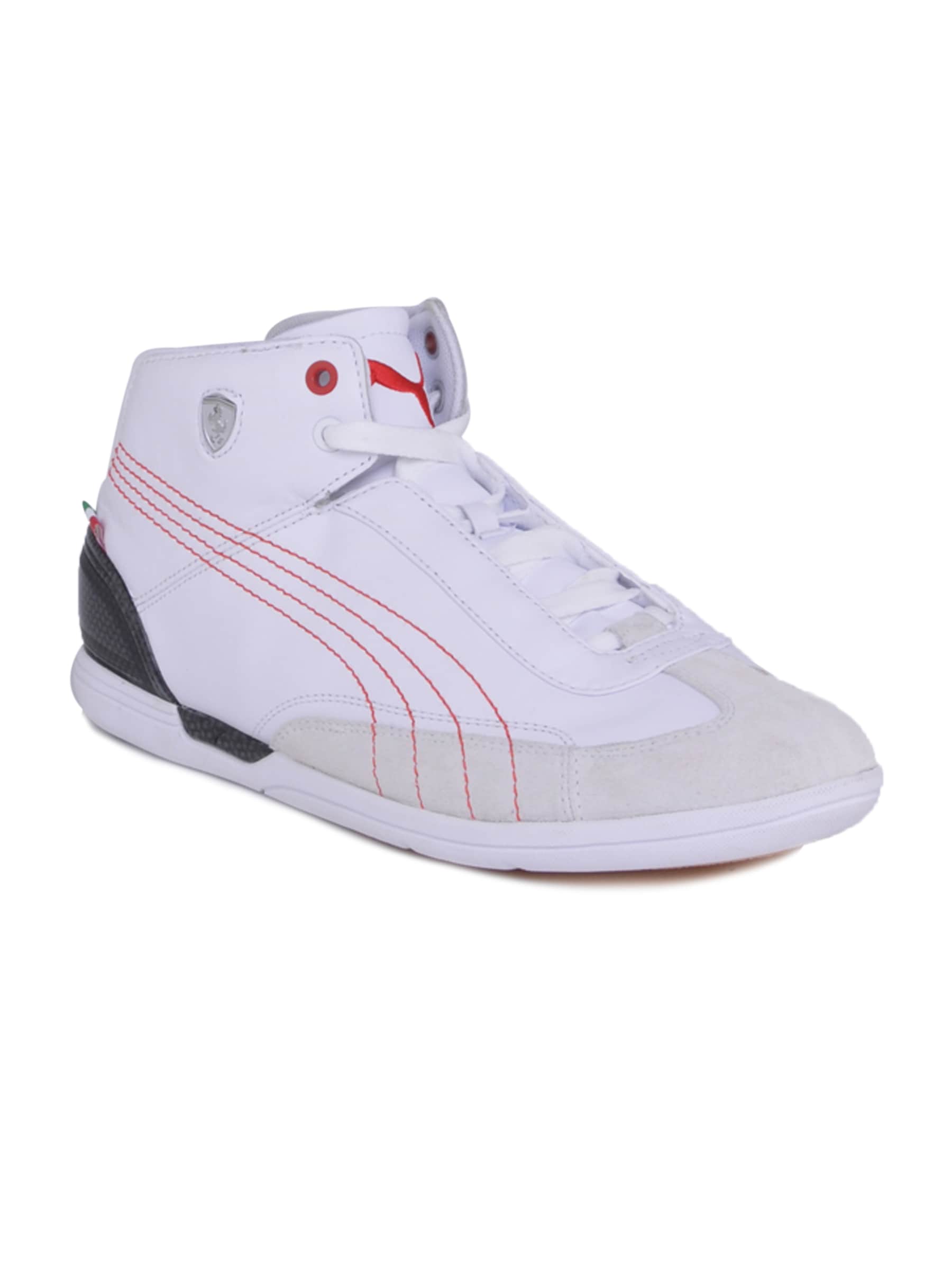 Puma Men D Force Mid SF White Casual Shoes