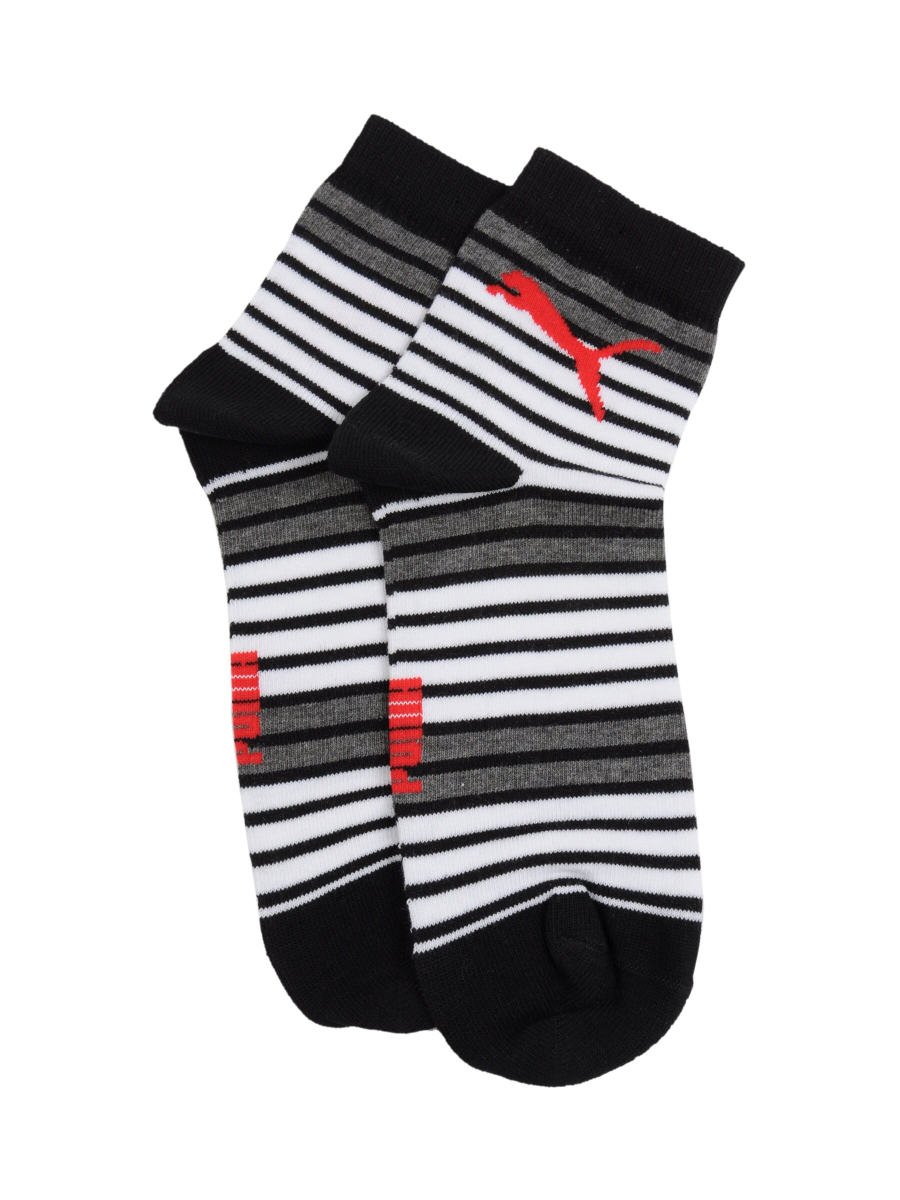 Puma Women Stripe Black Socks