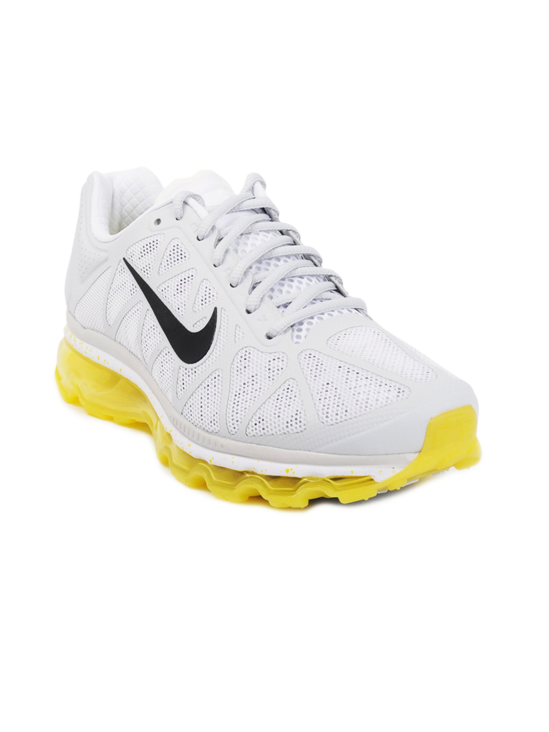 Nike Men Air Max+ 2011 White Sports Shoes