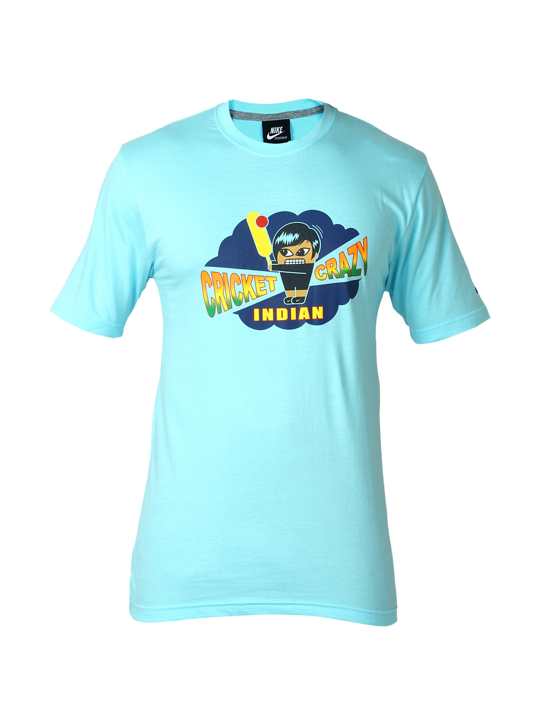 Nike Men Asem Cricket Crazy Blue T-Shirts