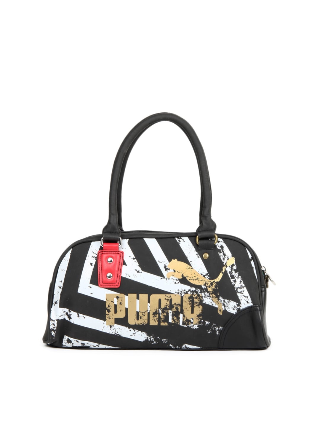Puma Women Charcoal Jamaica Lifestyle Handbag