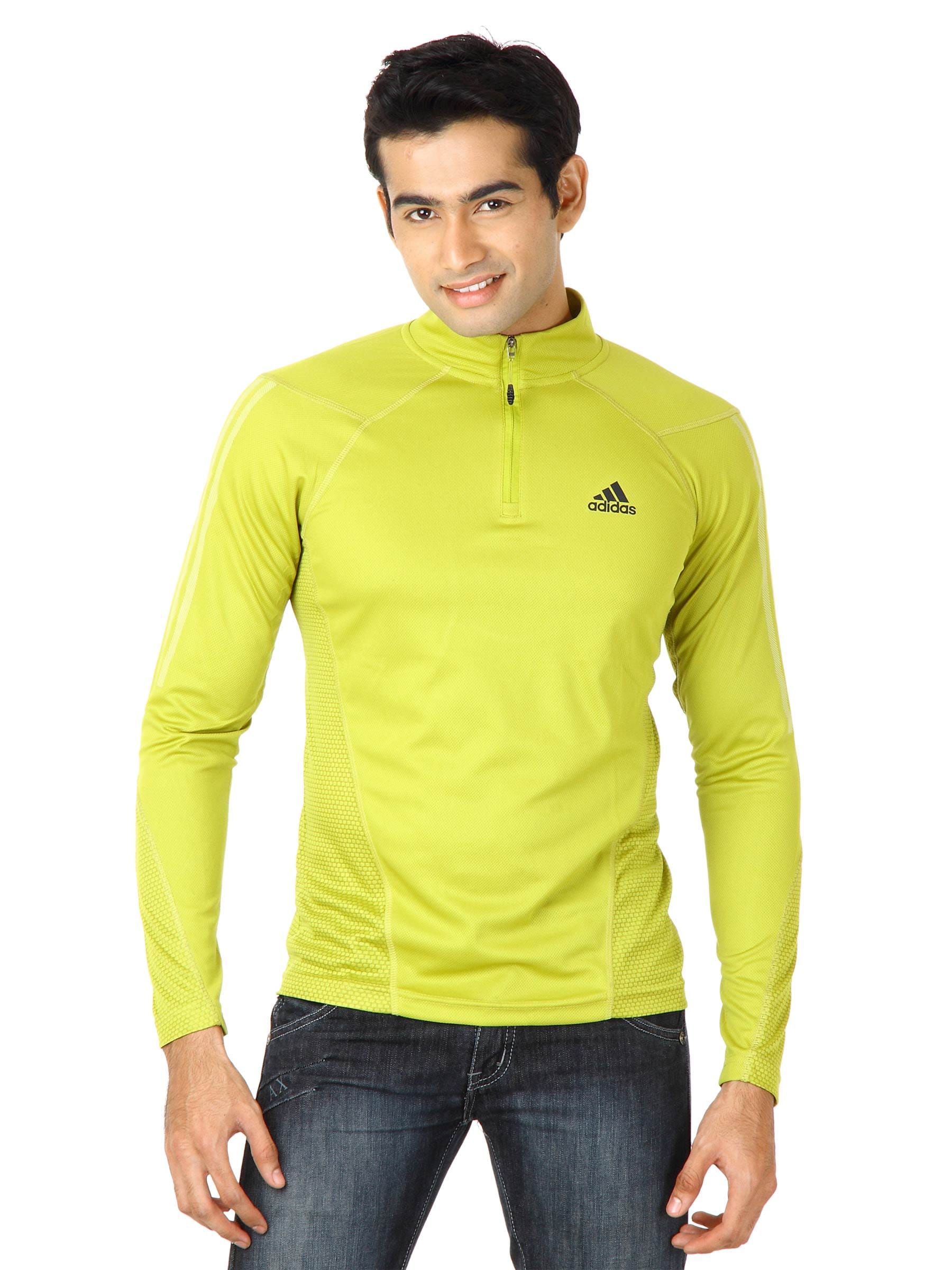 ADIDAS Men  Green  Tshirts